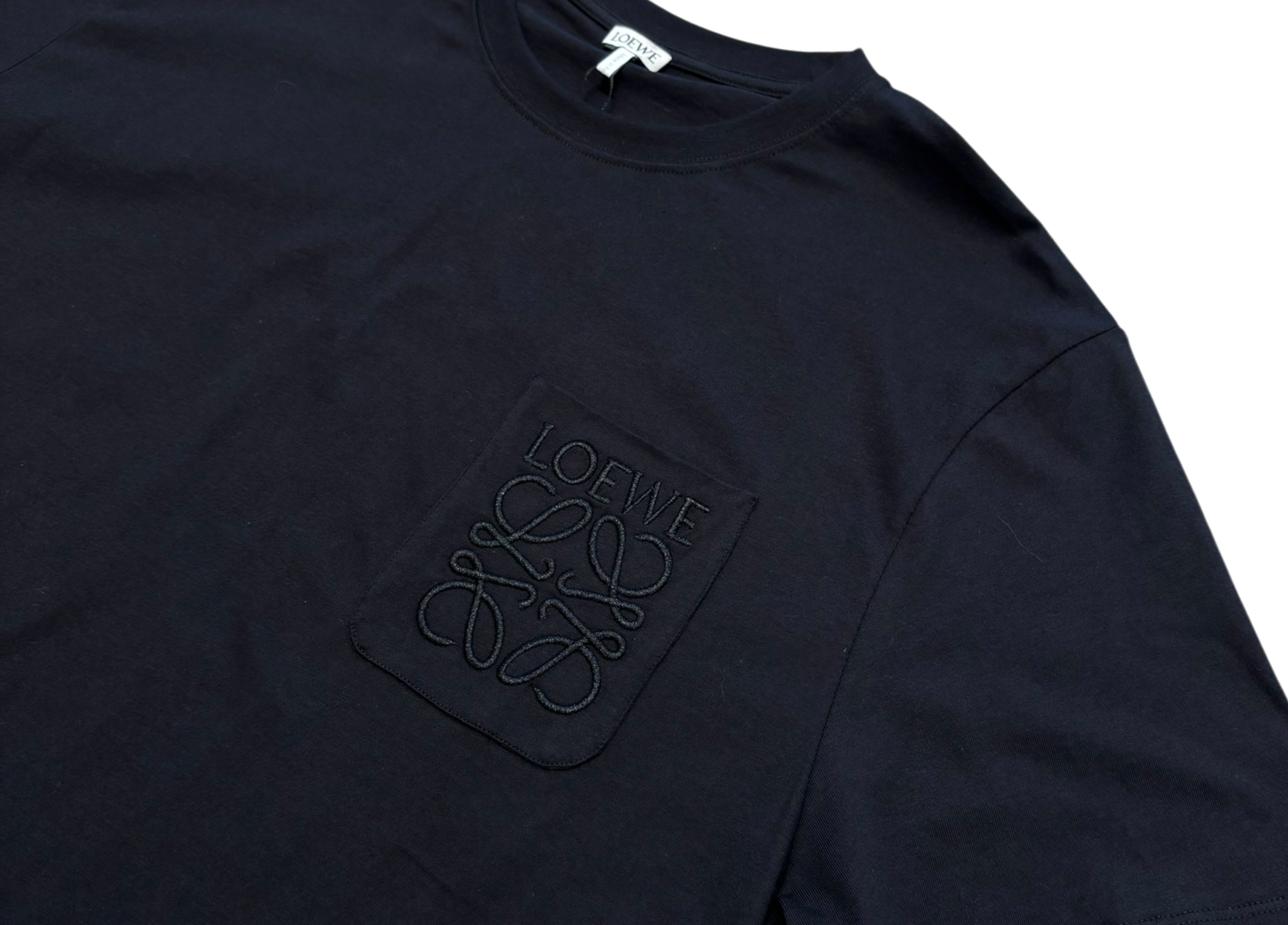 Loewe T-Shirt Anagram Pocket Black COND NEW