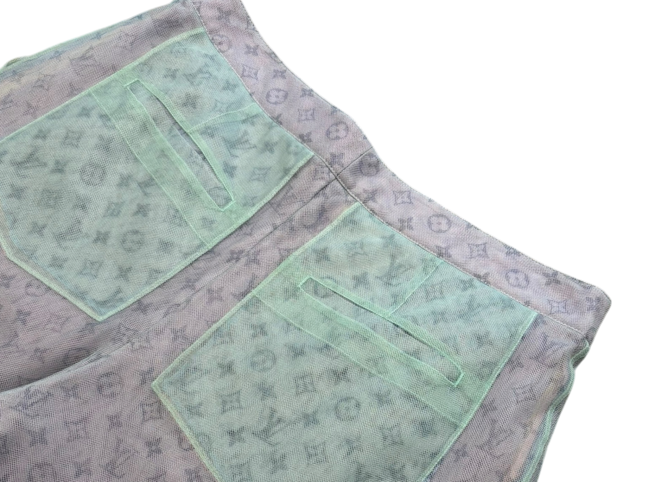 Louis Vuitton Shorts Monogram Tulle Multicolor COND 9/10