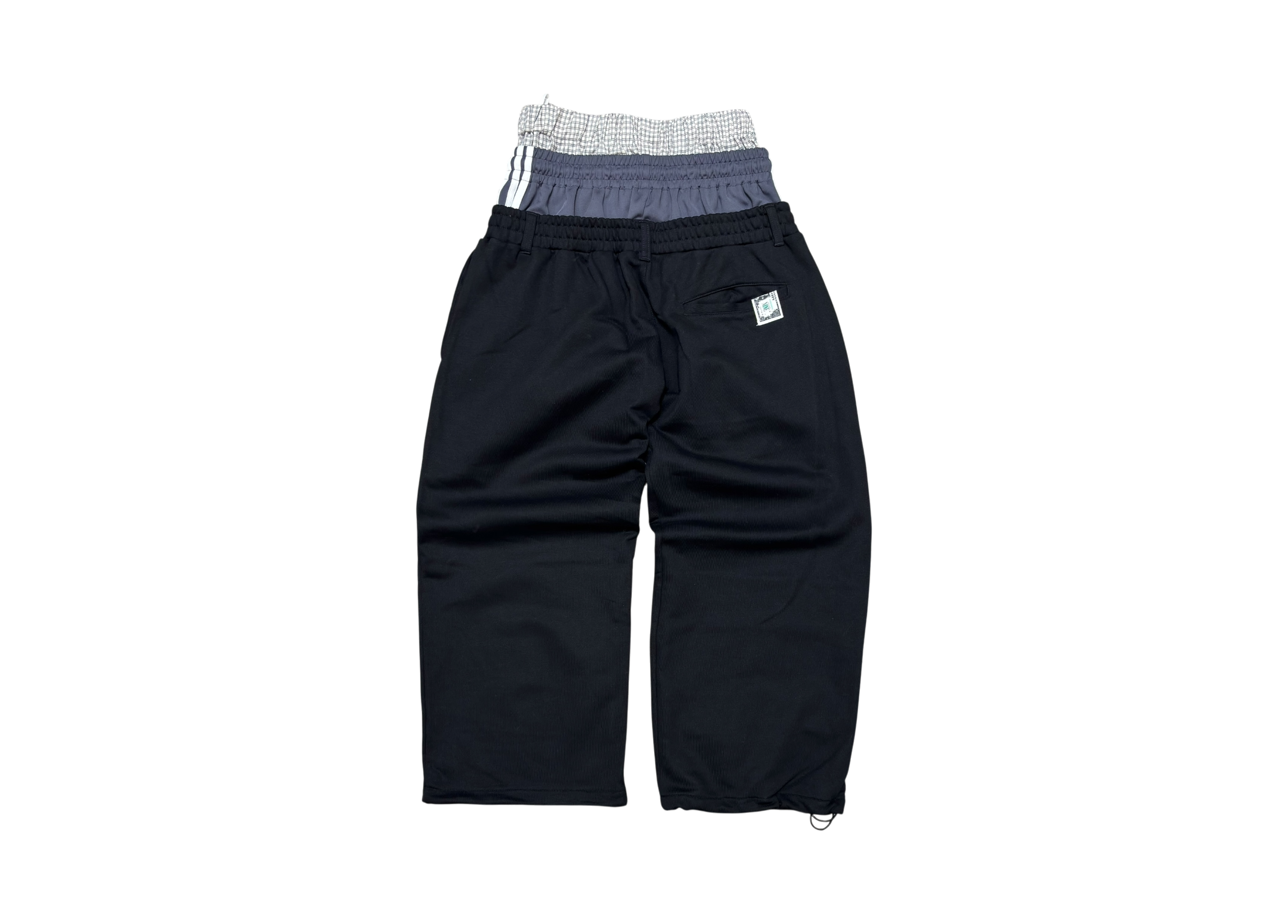 9090 Sweatpants Triple Layered Black COND NEW