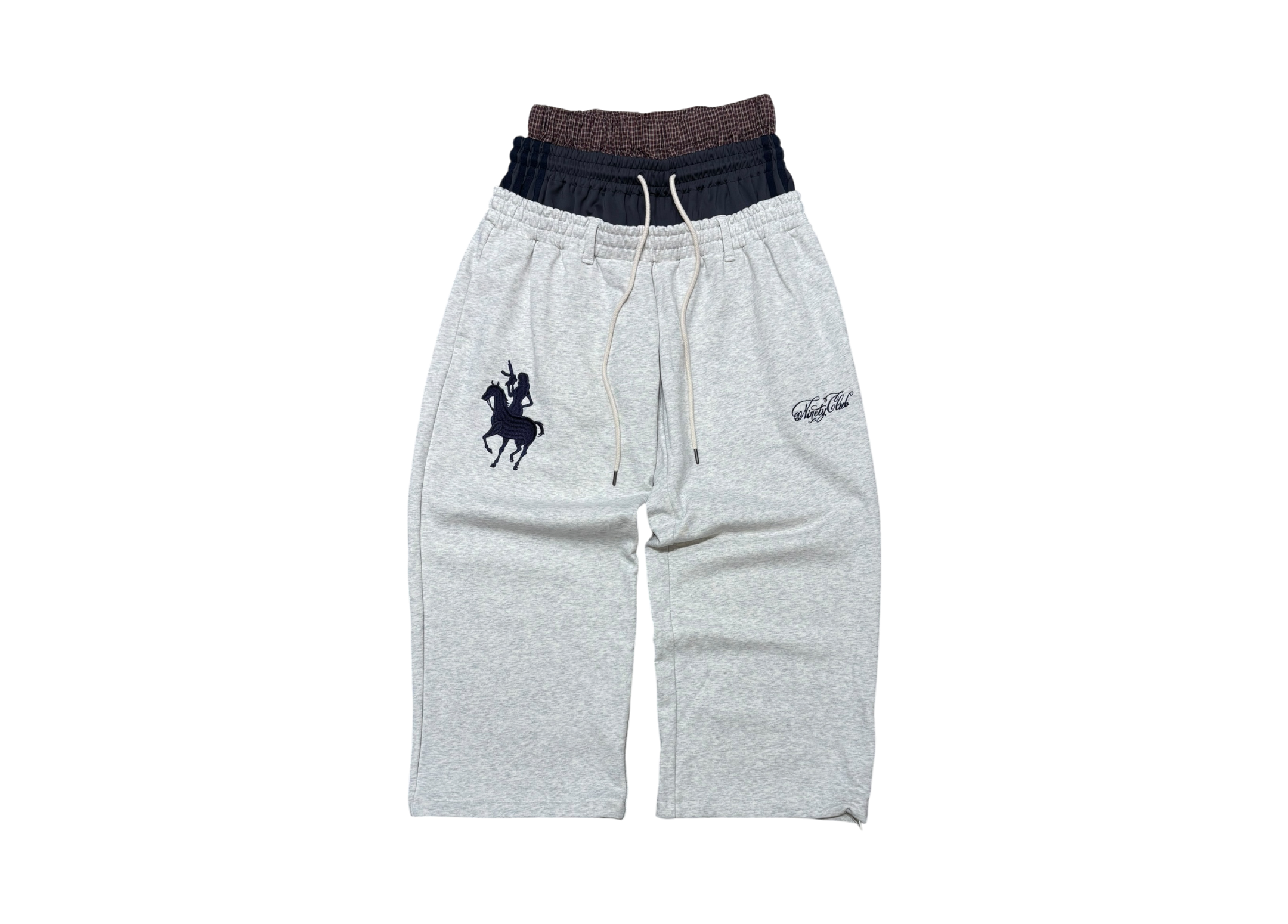 9090 Sweatpants Triple Layered Grey COND NEW