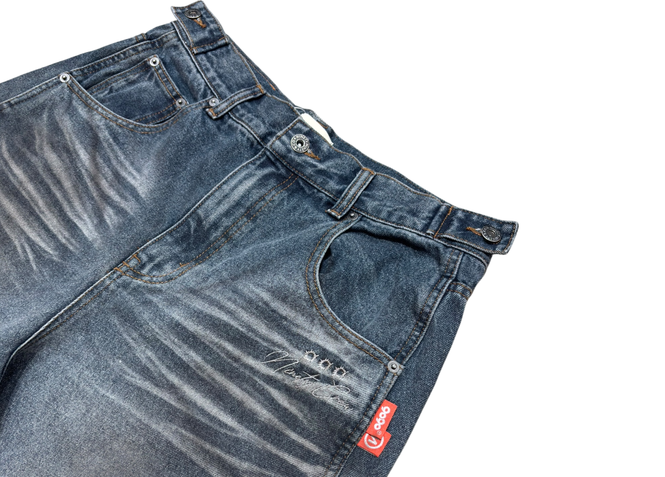9090 Denim Pants Buggy Mad Vintage Blue COND NEW