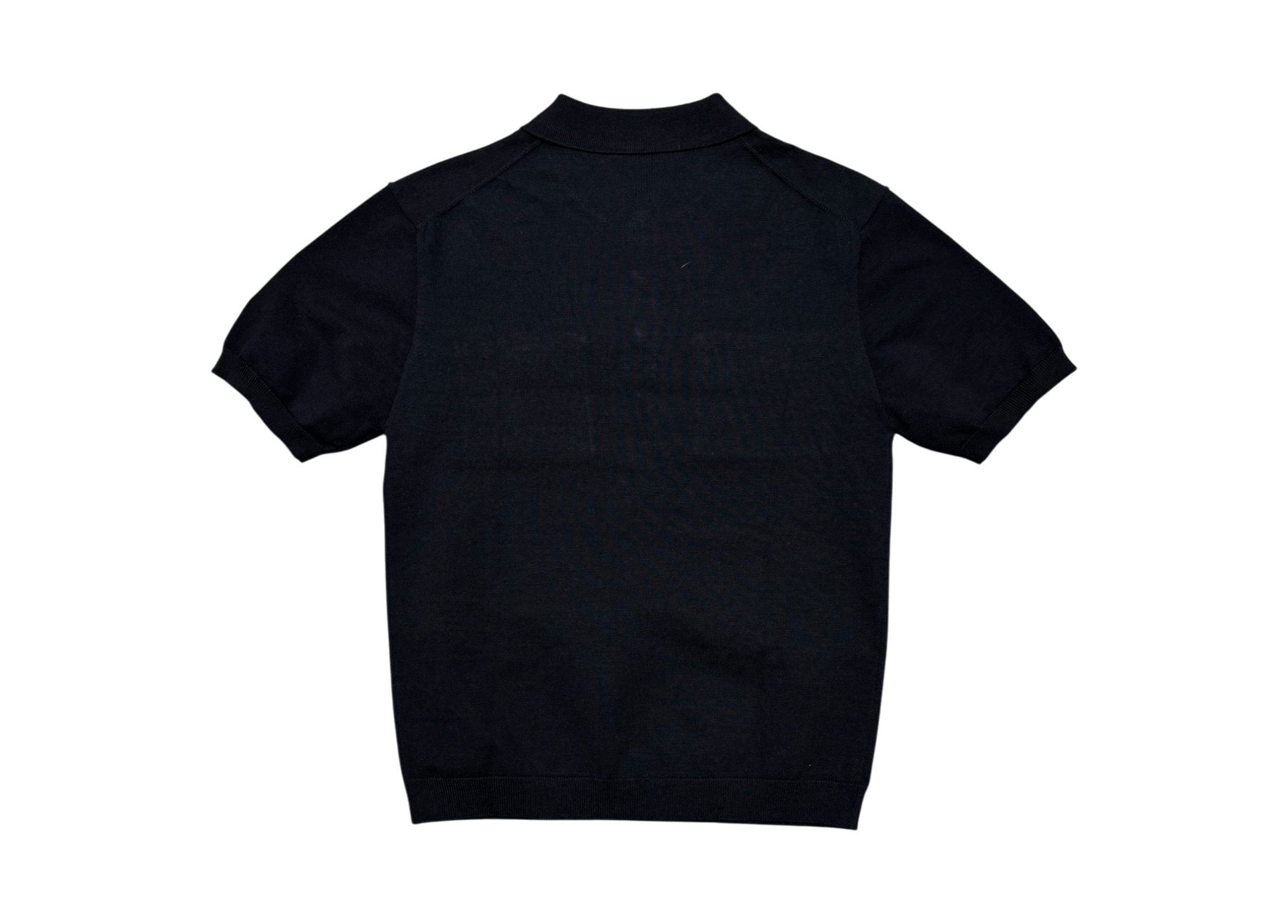 Abuku Polo Shirt Pearl Knit Western Black COND NEW