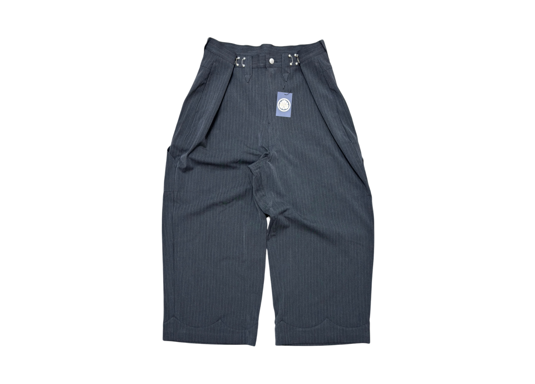 Abuku Pants Wide Baggy Hook Western Charcoal COND NEW