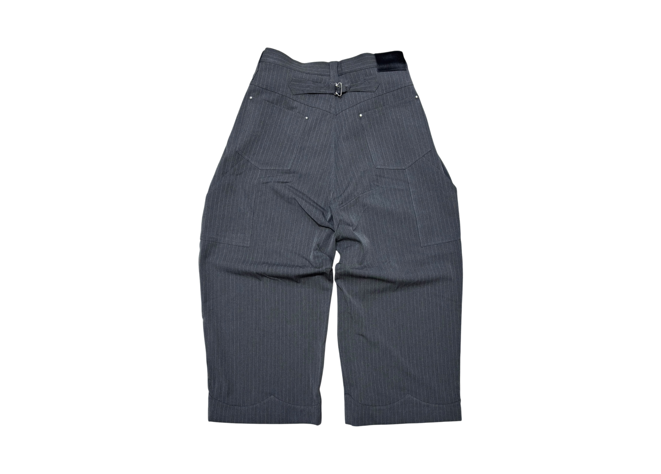 Abuku Pants Wide Baggy Hook Western Charcoal COND NEW