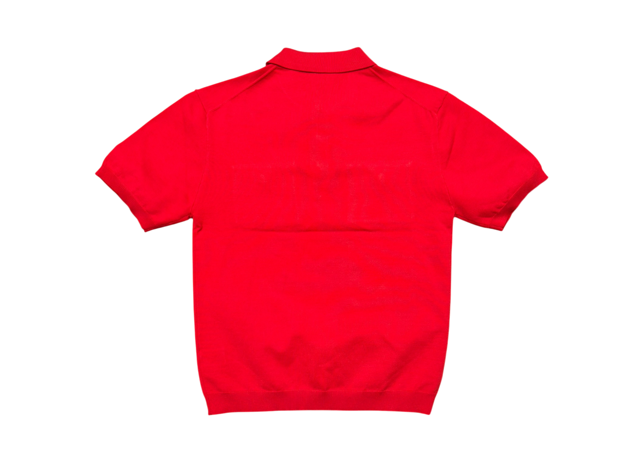 Abuku Polo Shirt Pearl Knit Western Red COND NEW