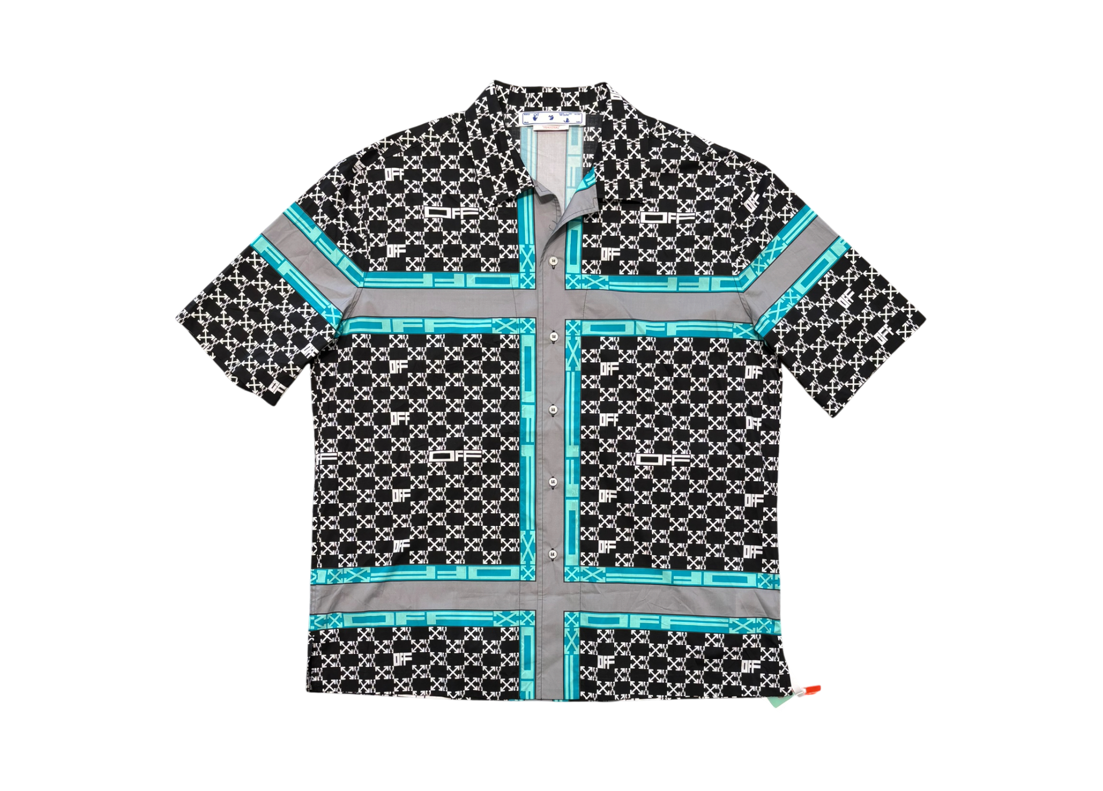 Off-White Shirt Monogram Stripe COND NEW