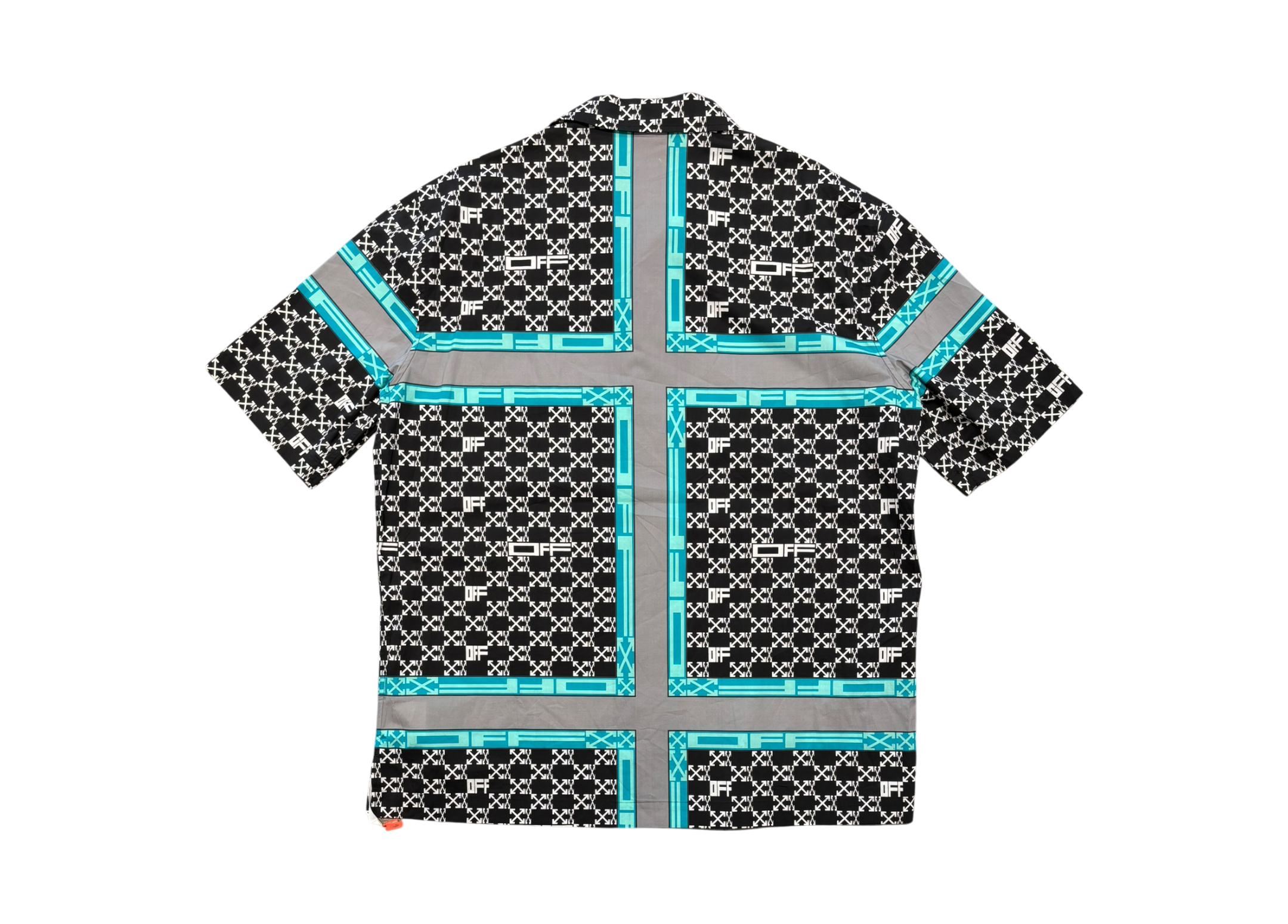 Off-White Shirt Monogram Stripe COND NEW