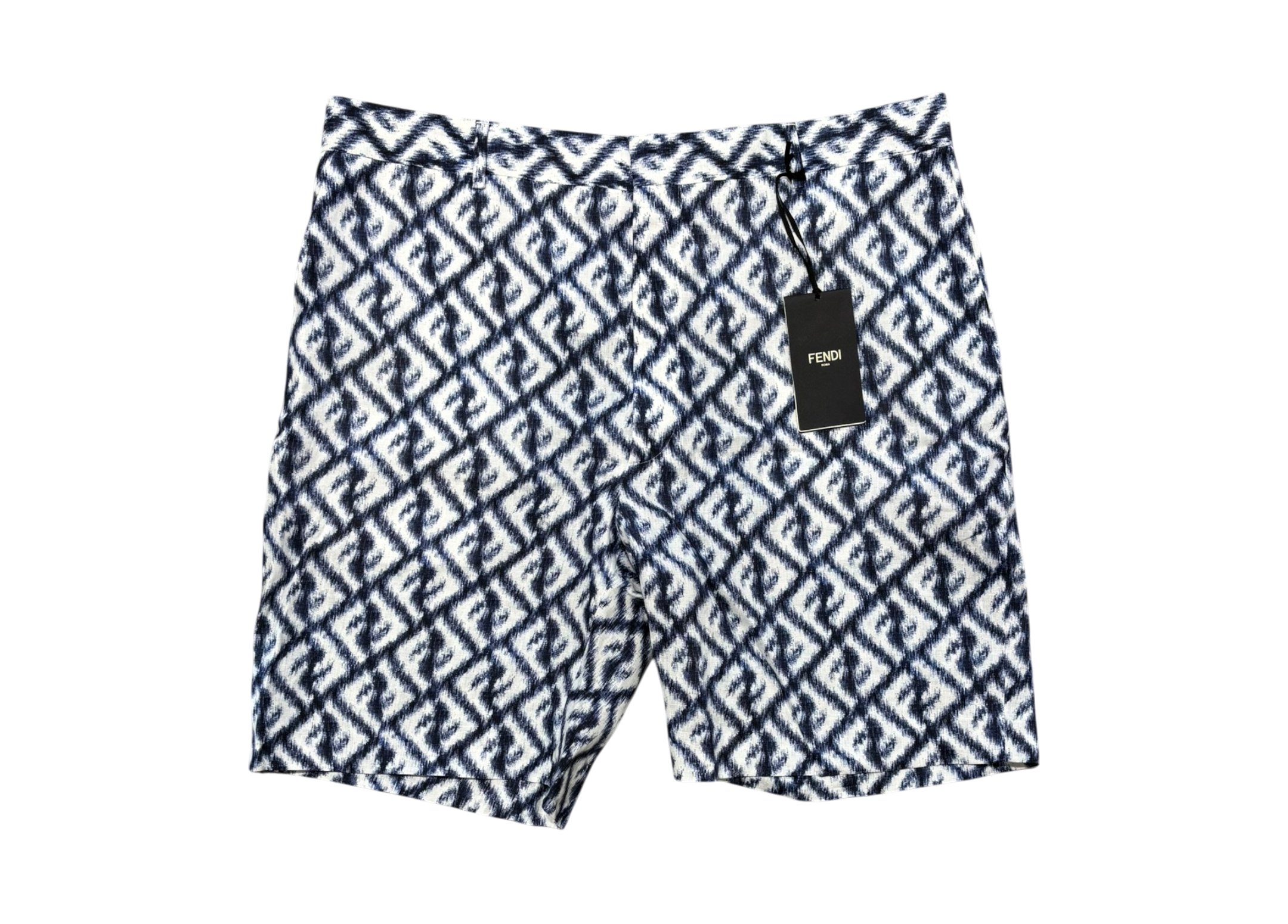 Fendi Shorts FF Linen Chiné COND NEW