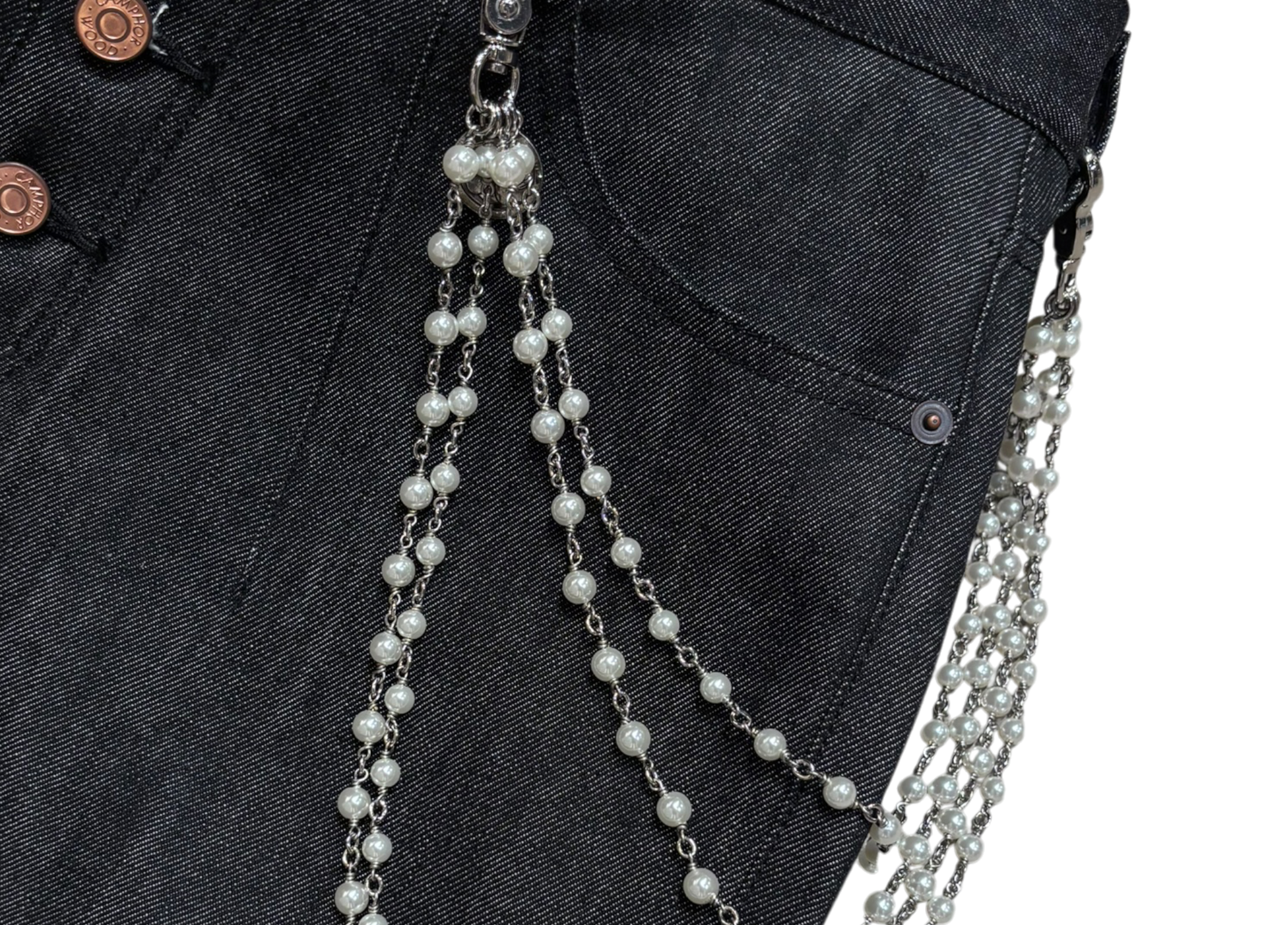 Abuku Wallet Chain Pearl COND NEW