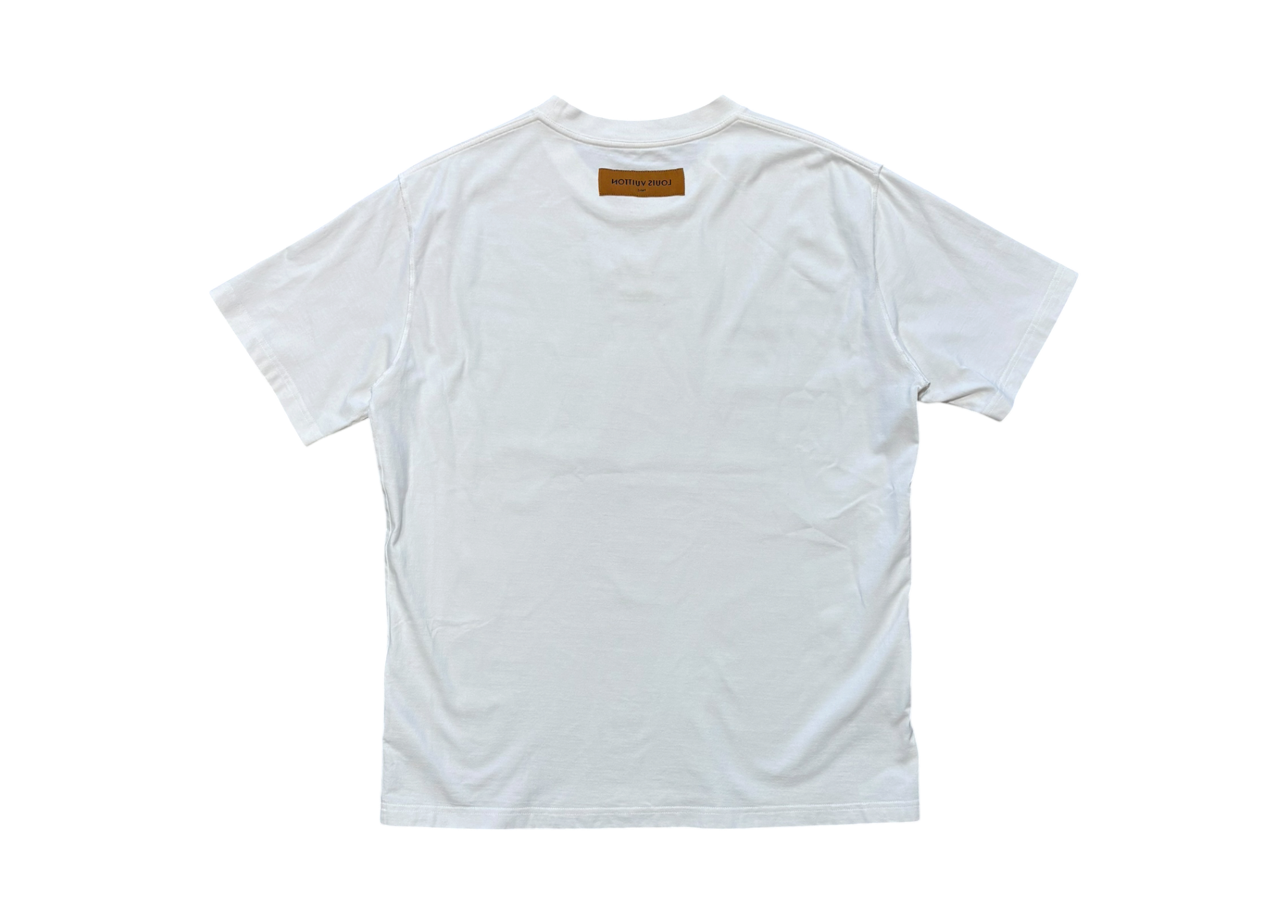 Louis Vuitton T-Shirt Embossed White COND 9/10
