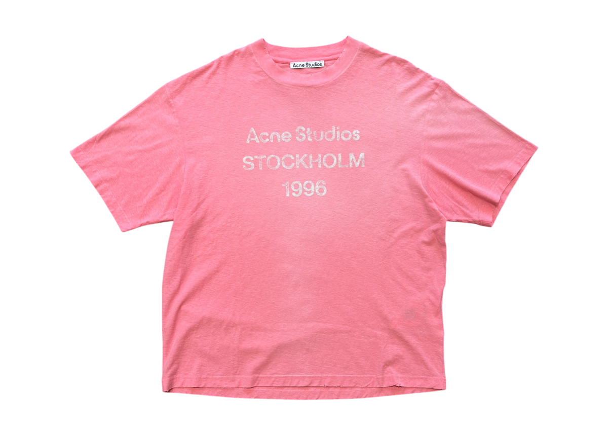 Acne Studios T-Shirt Stockholm 1996 Pink