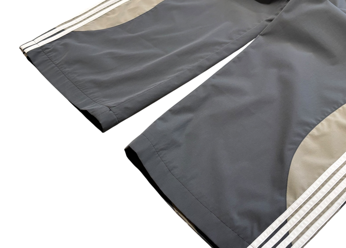 Balenciaga Trackpants Double Waistband Nylon Grey Blue