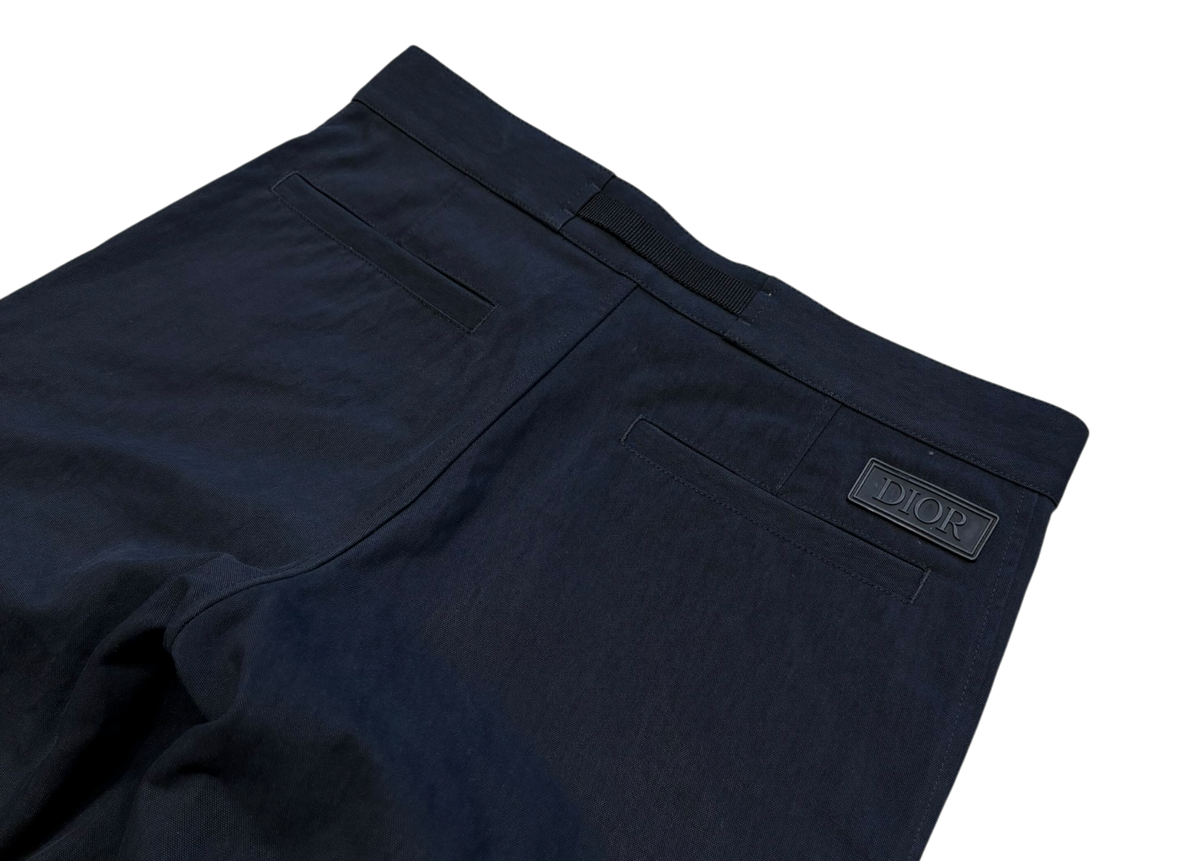 Dior Pants Cargo Buckle Black
