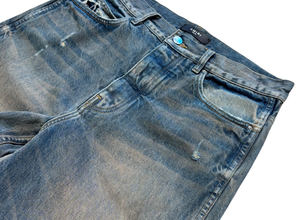 Amiri Denim Jeans Carpenter Distressed