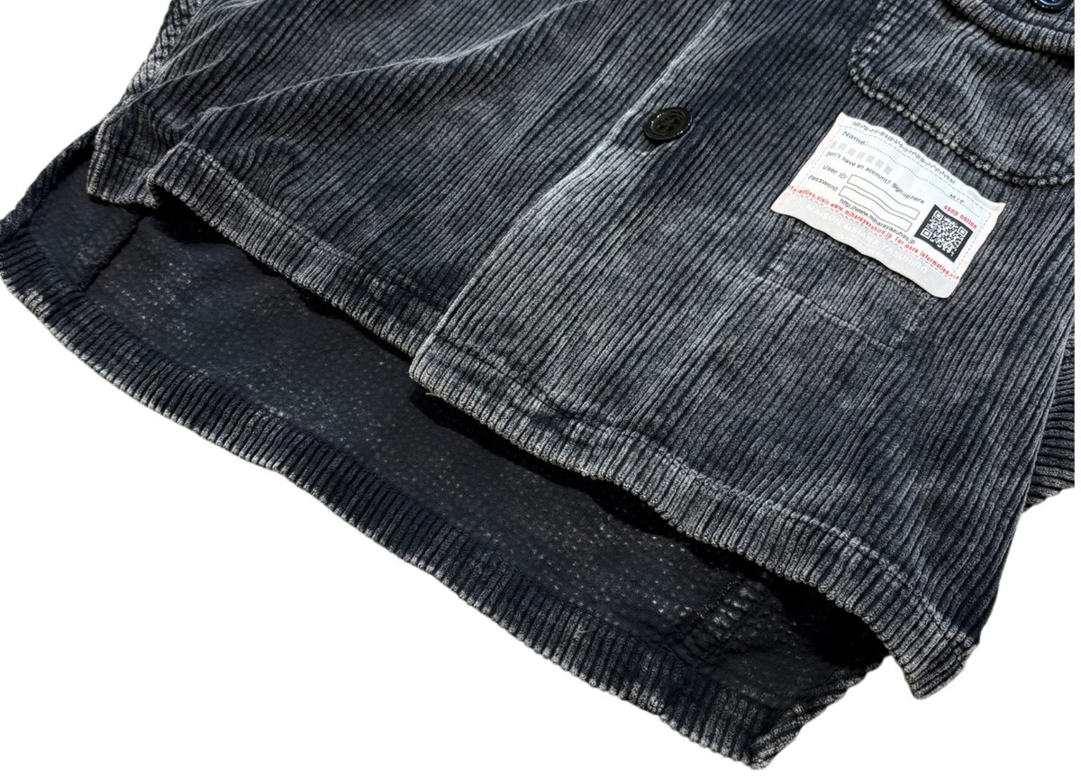 Mihara Yasuhiro Shirt Amateur Sewn Like Corduroy Grey