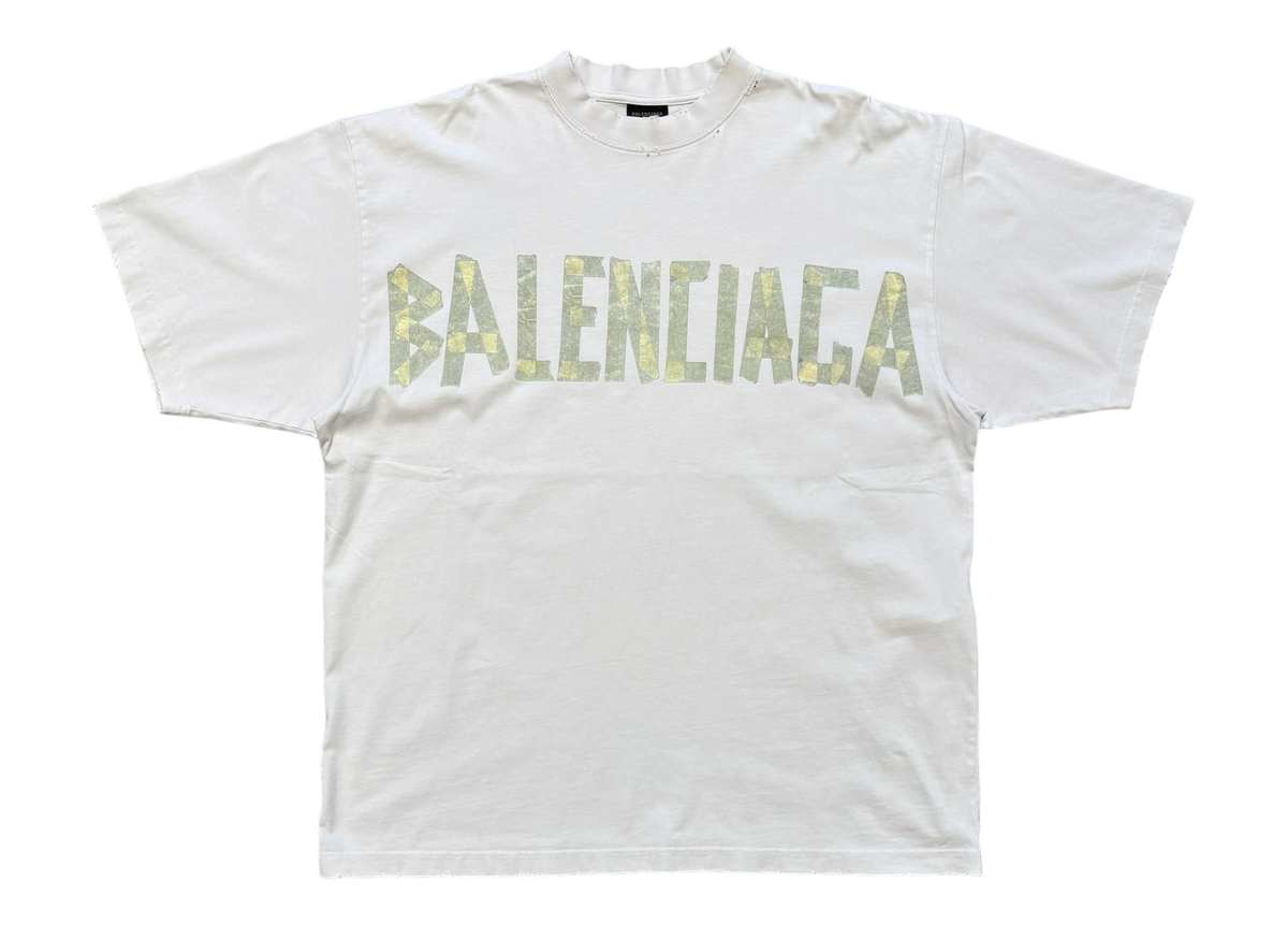 Balenciaga T-Shirt Tape Type White