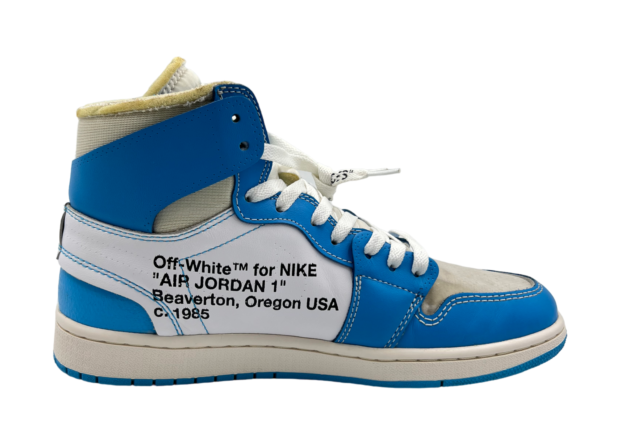 Jordan 1 High Off-White  UNC COND 9/10 (OG ALL)