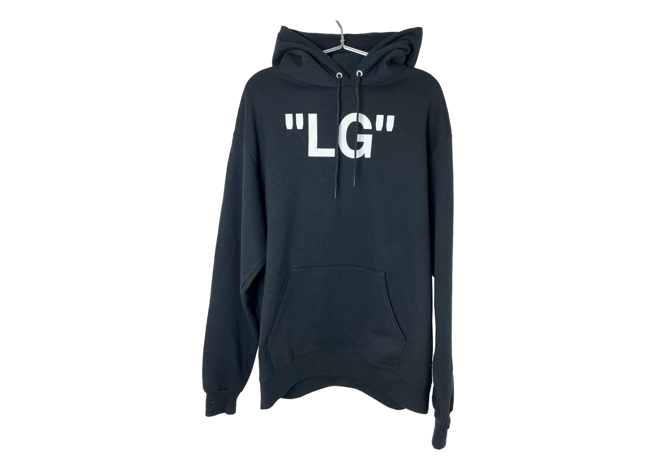 Virgil Abloh Hoodie Black "LG" COND 9.5/10