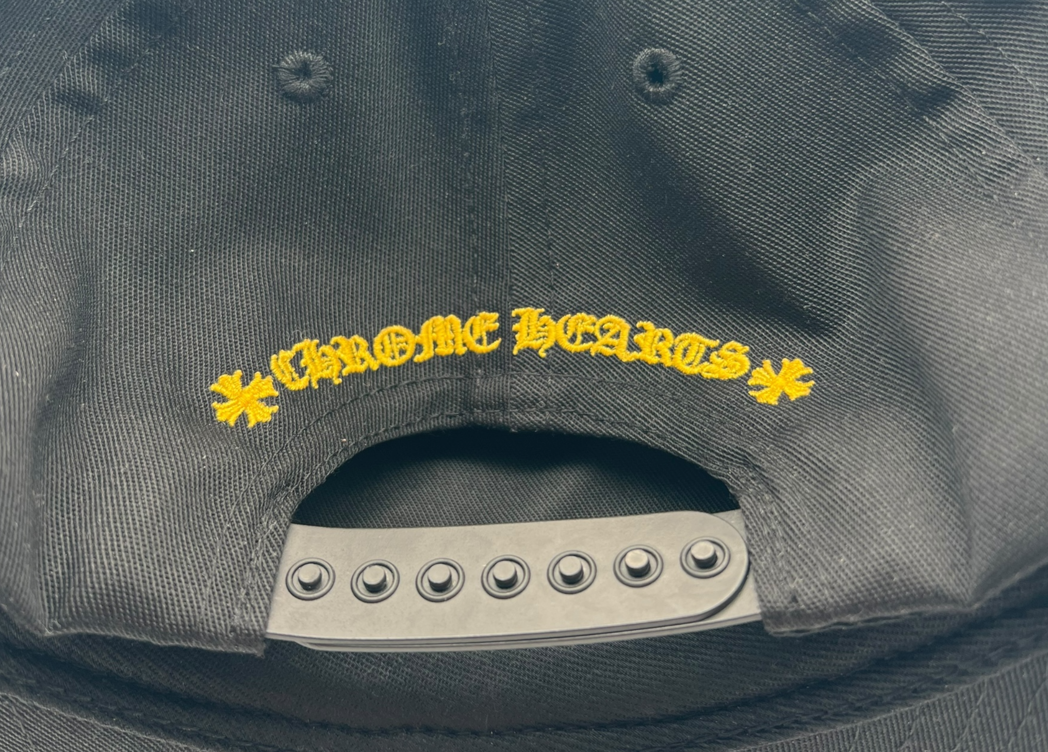 Chrome Hearts Snapback Balck Yellow COND 9.5/10