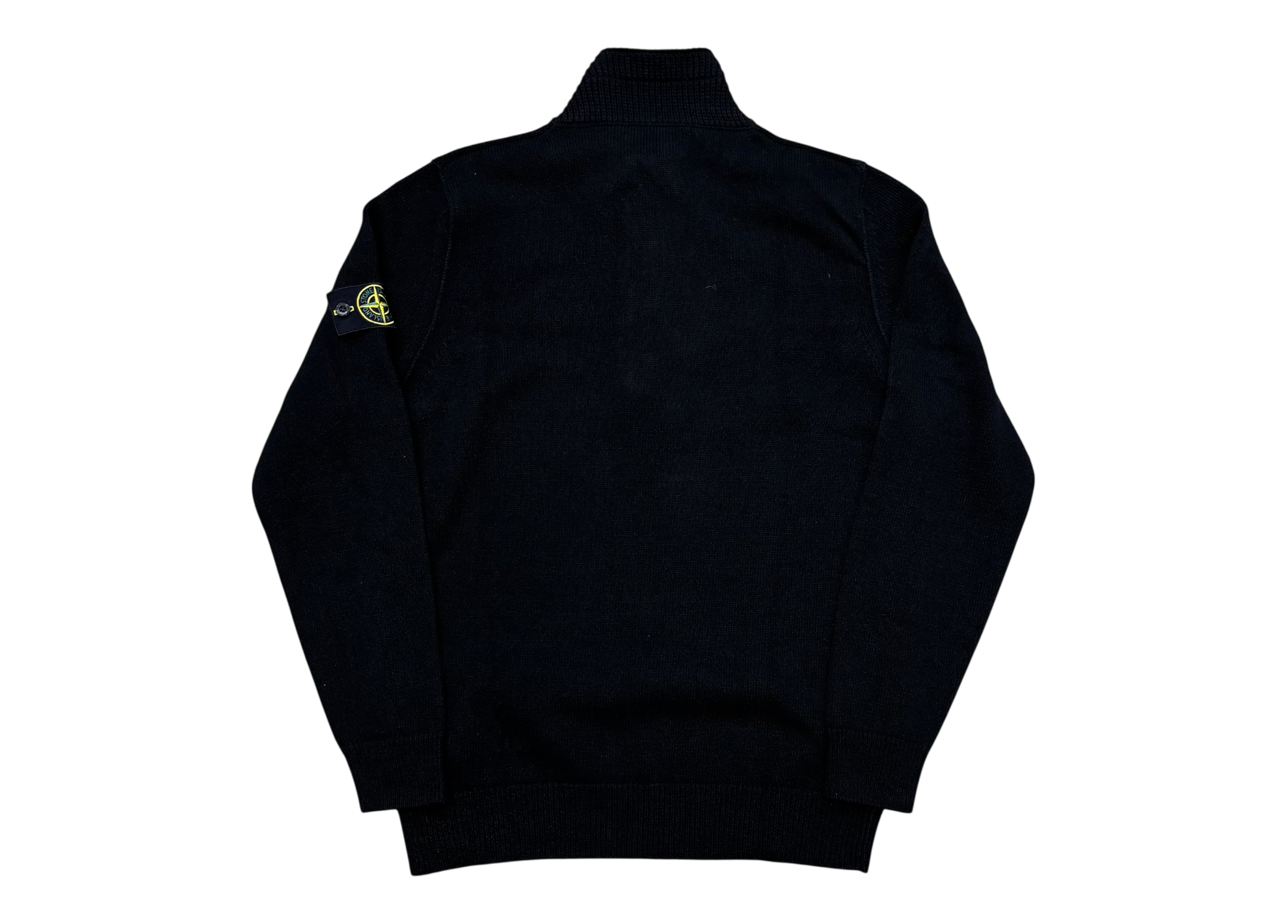 Stone Island Sweater Quarter Botton Zip Black COND 9.5/10