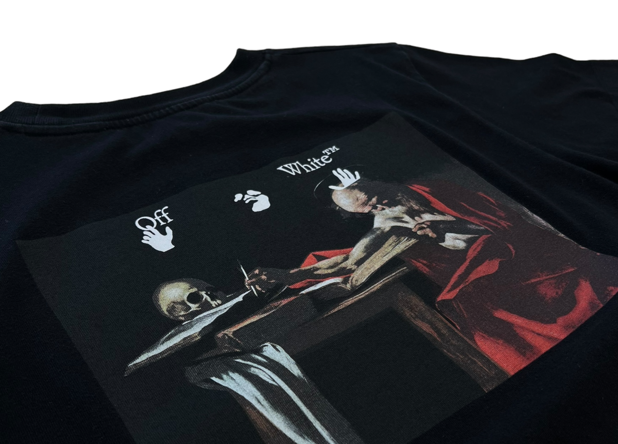 Off-White T-shirt Caravaggio Black COND 8.8/10