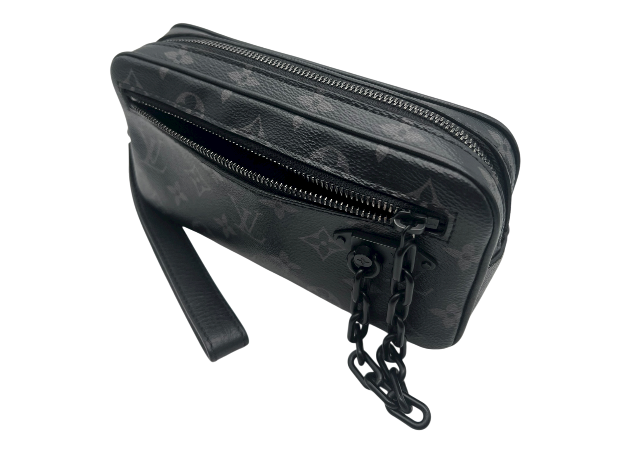 Louis Vuitton Pochette Volga Monogram Eclipse COND 8.5/10