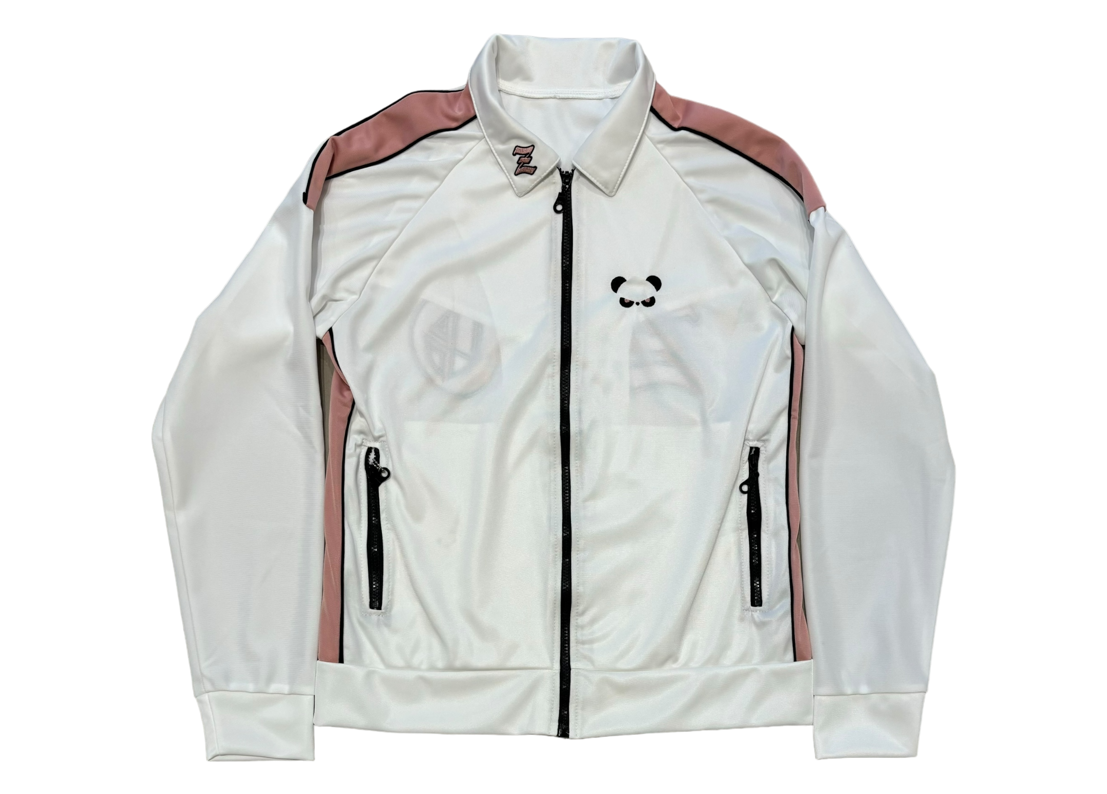 Zoo Track Jacket White Pink