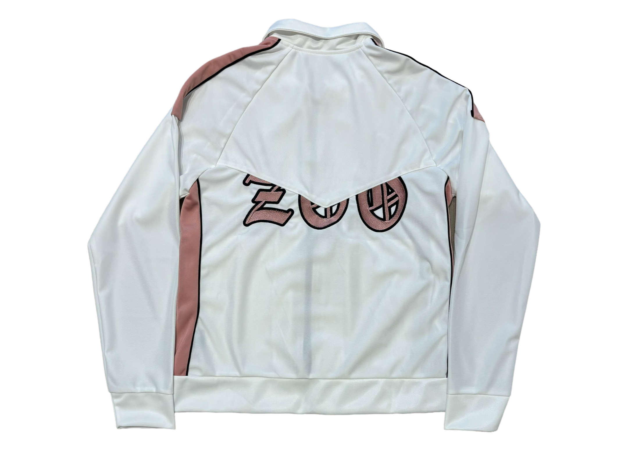 Zoo Track Jacket White Pink