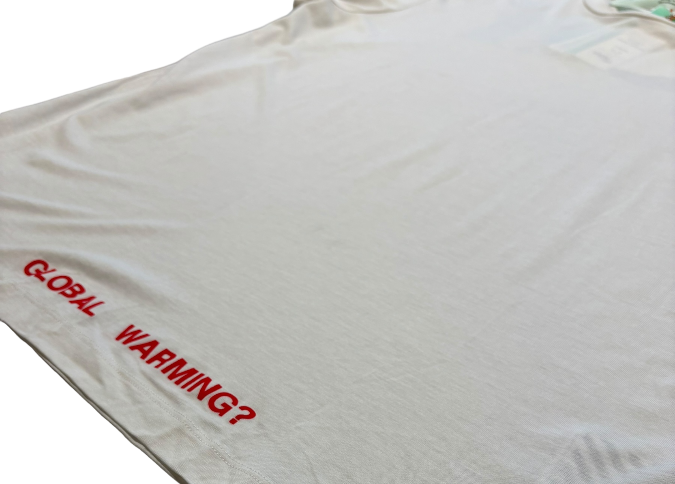 Off-White T-shirt Global Warming White COND NEW