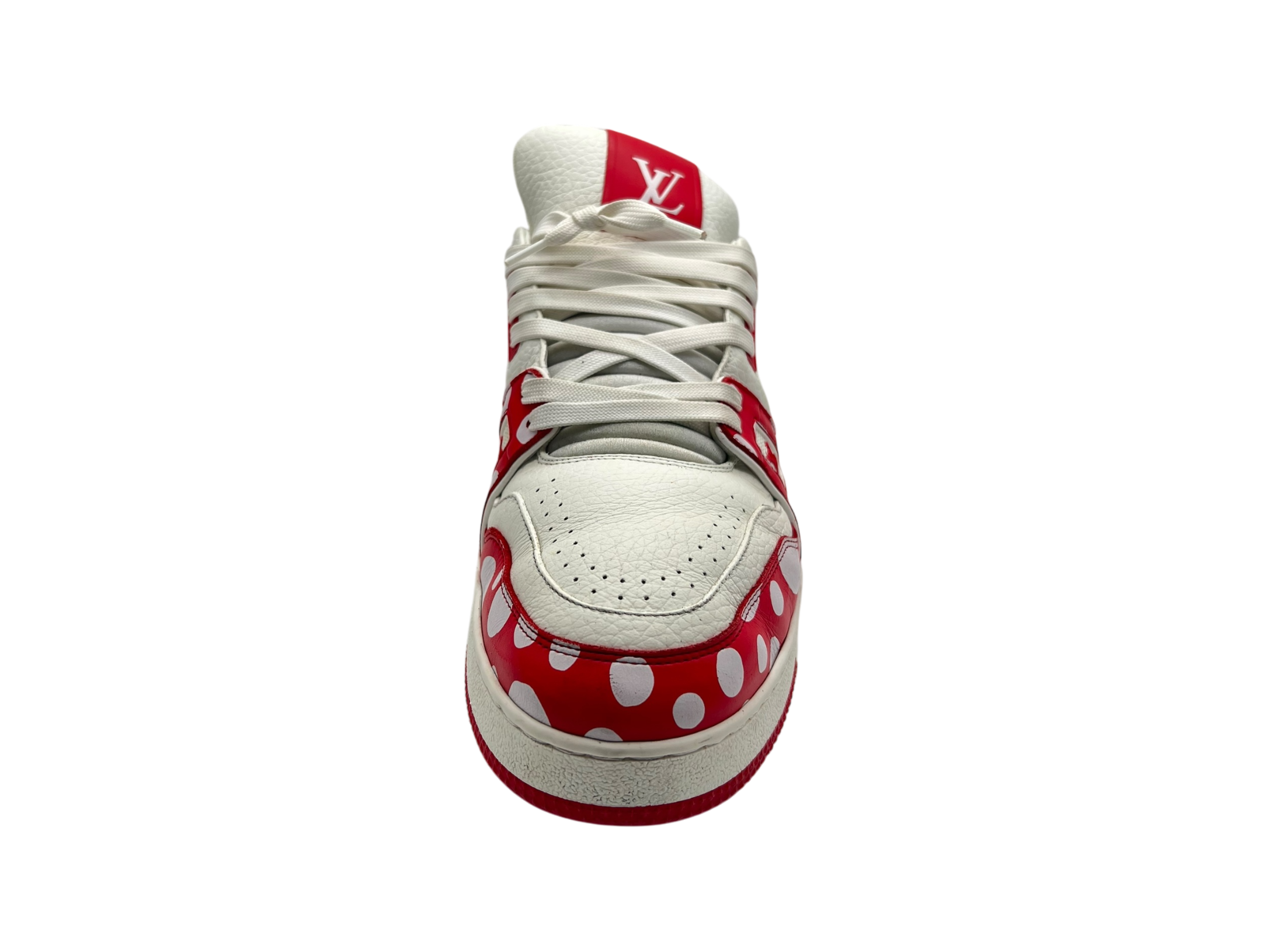 Louis Vuitton Trainer White Red Yayoi Kusama COND 8.8/10 (NO BOX)