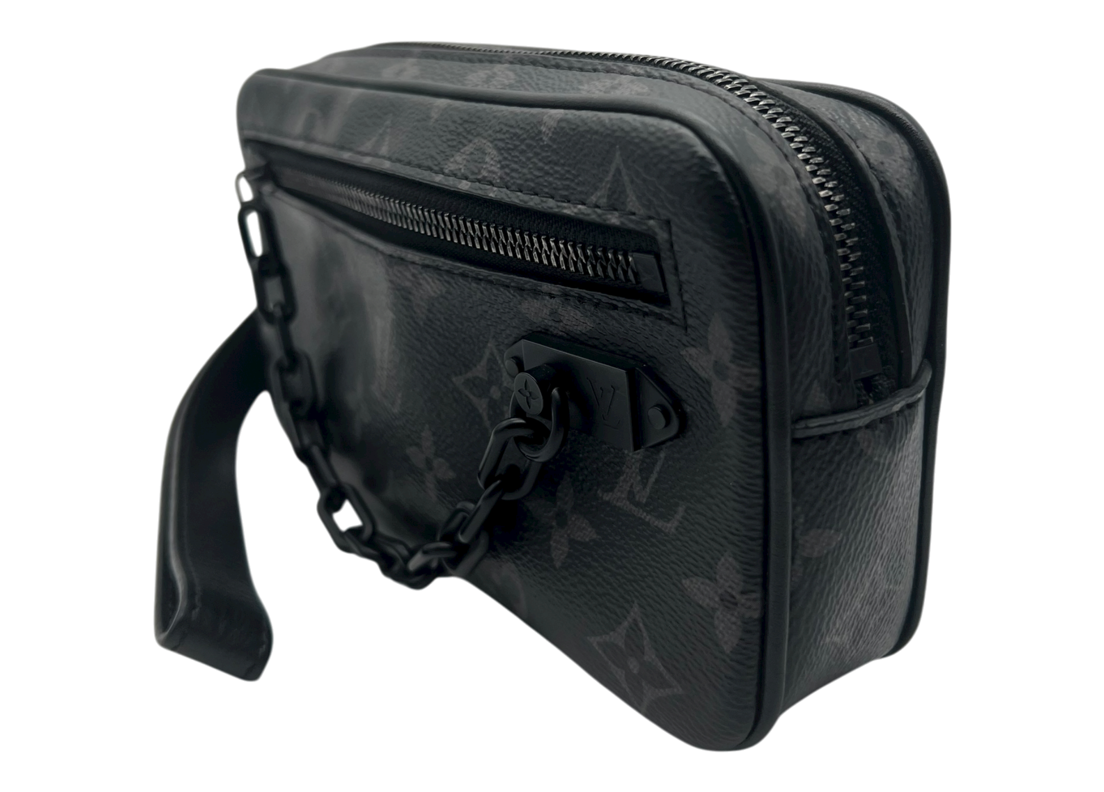 Louis Vuitton Pochette Volga Monogram Eclipse COND 8.5/10