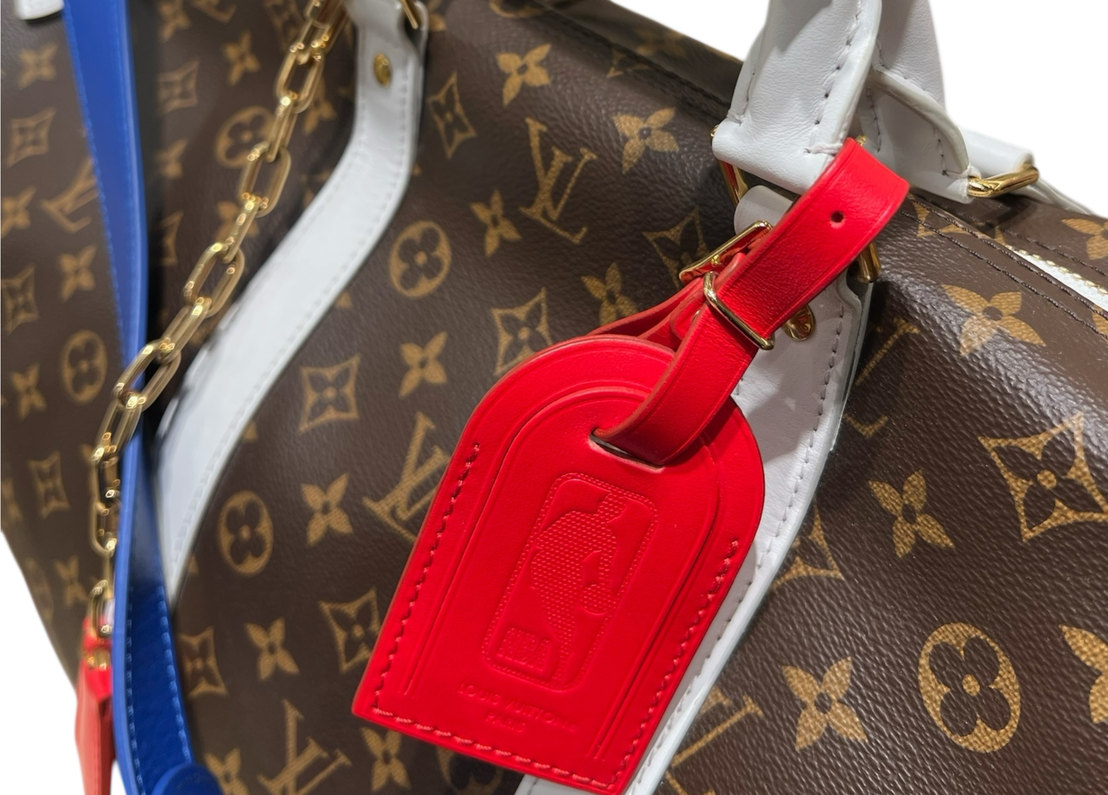 Louis Vuitton NBA Keepall Bandouliere 55 Monogram COND 9/10