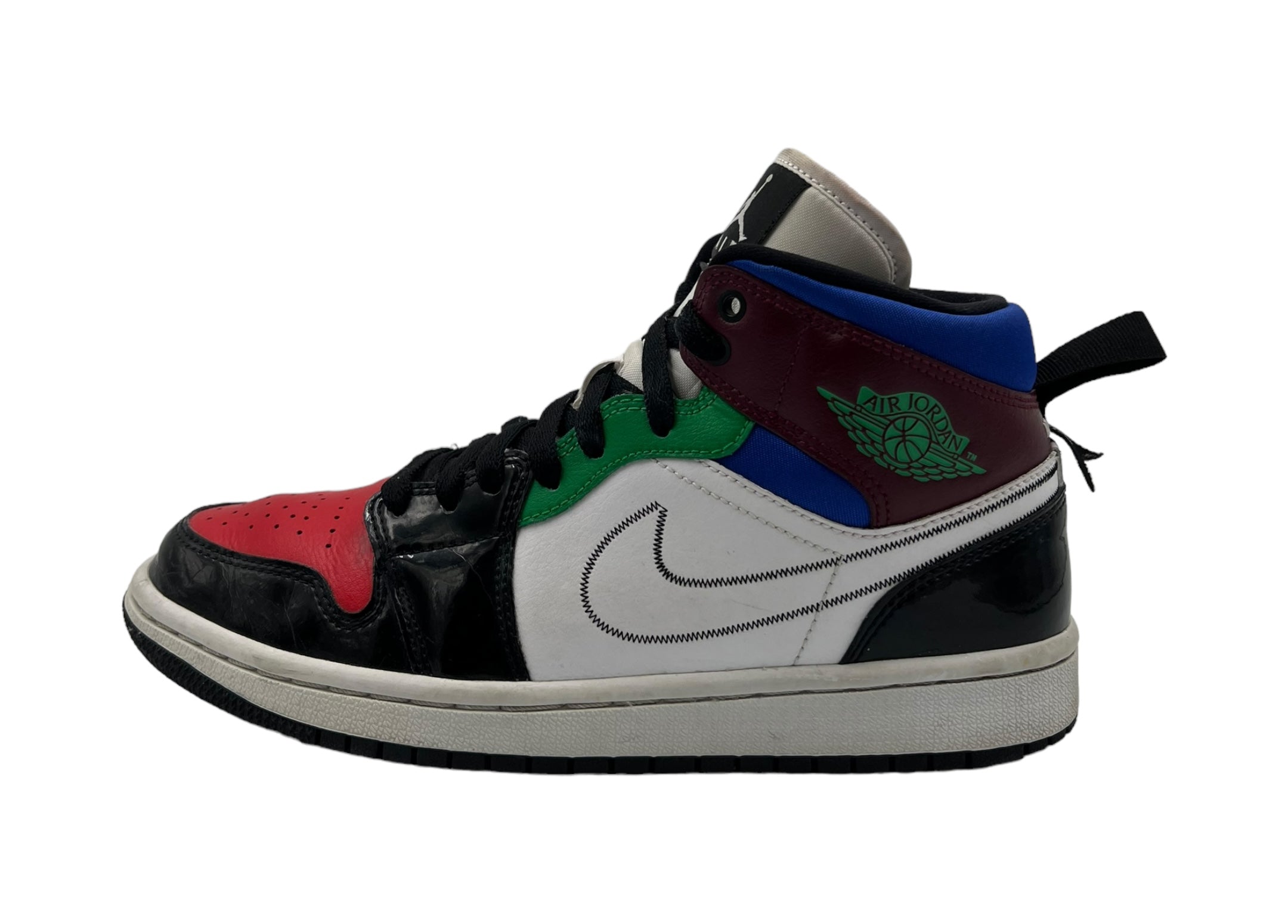 Jordan 1 Mid Multicolor COND 8.8 10 NO BOX 40