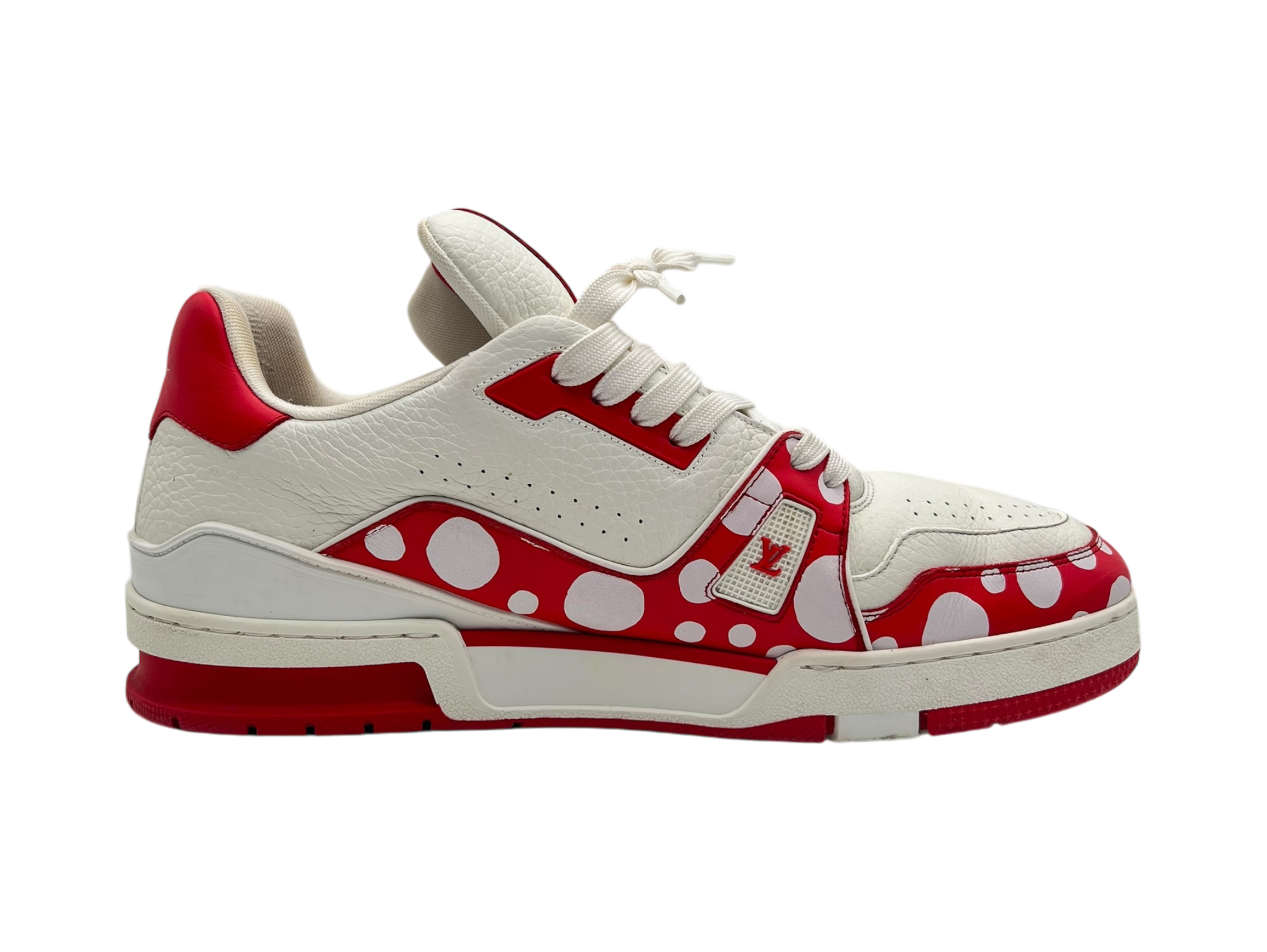 Louis Vuitton Trainer White Red Yayoi Kusama COND 8.8/10 (NO BOX)