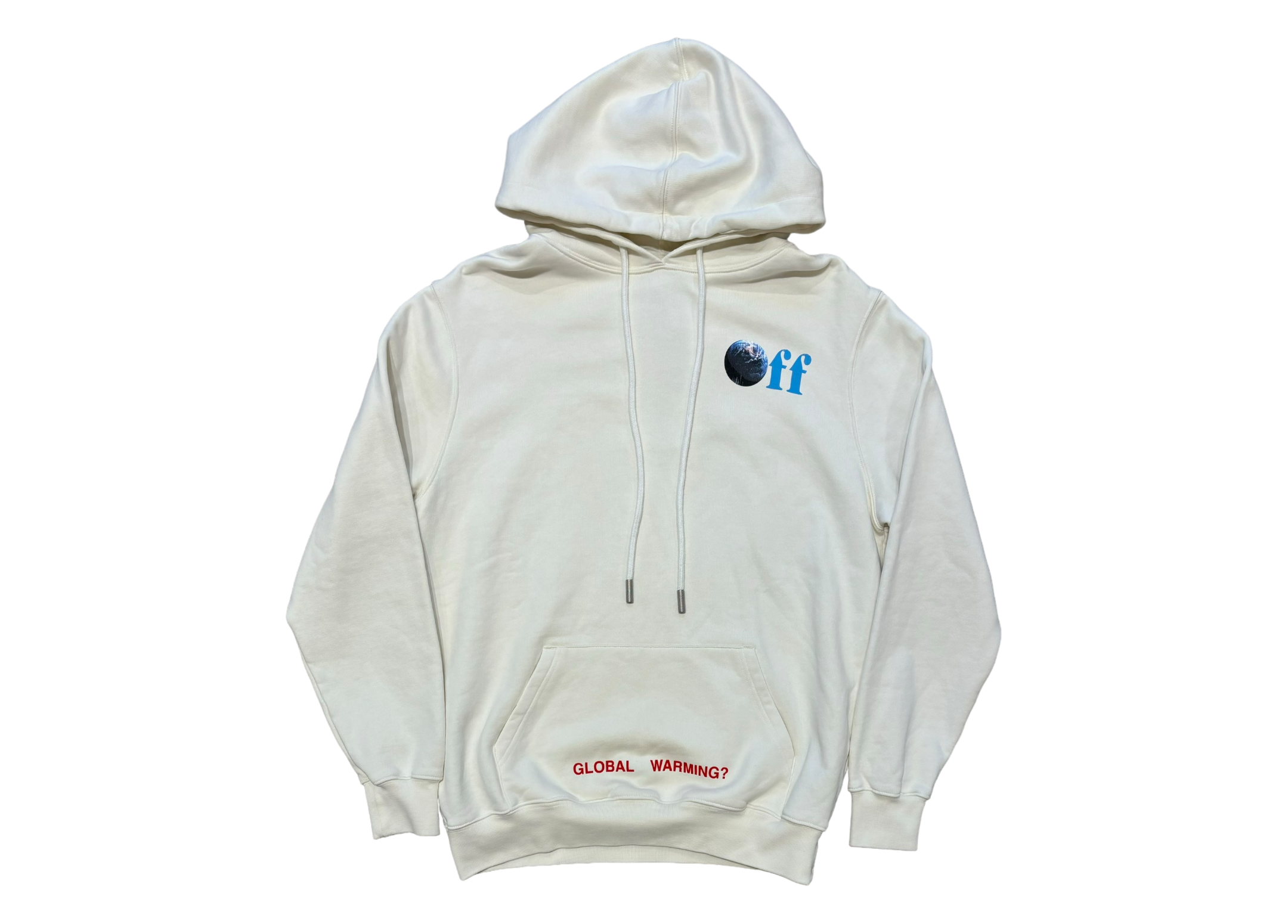 Global warming off white hoodie hotsell