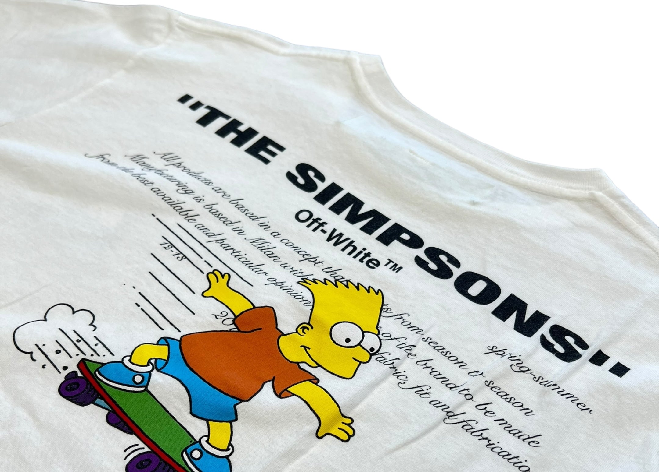 Off-White T-shirt The Simpson COND 8.8/10