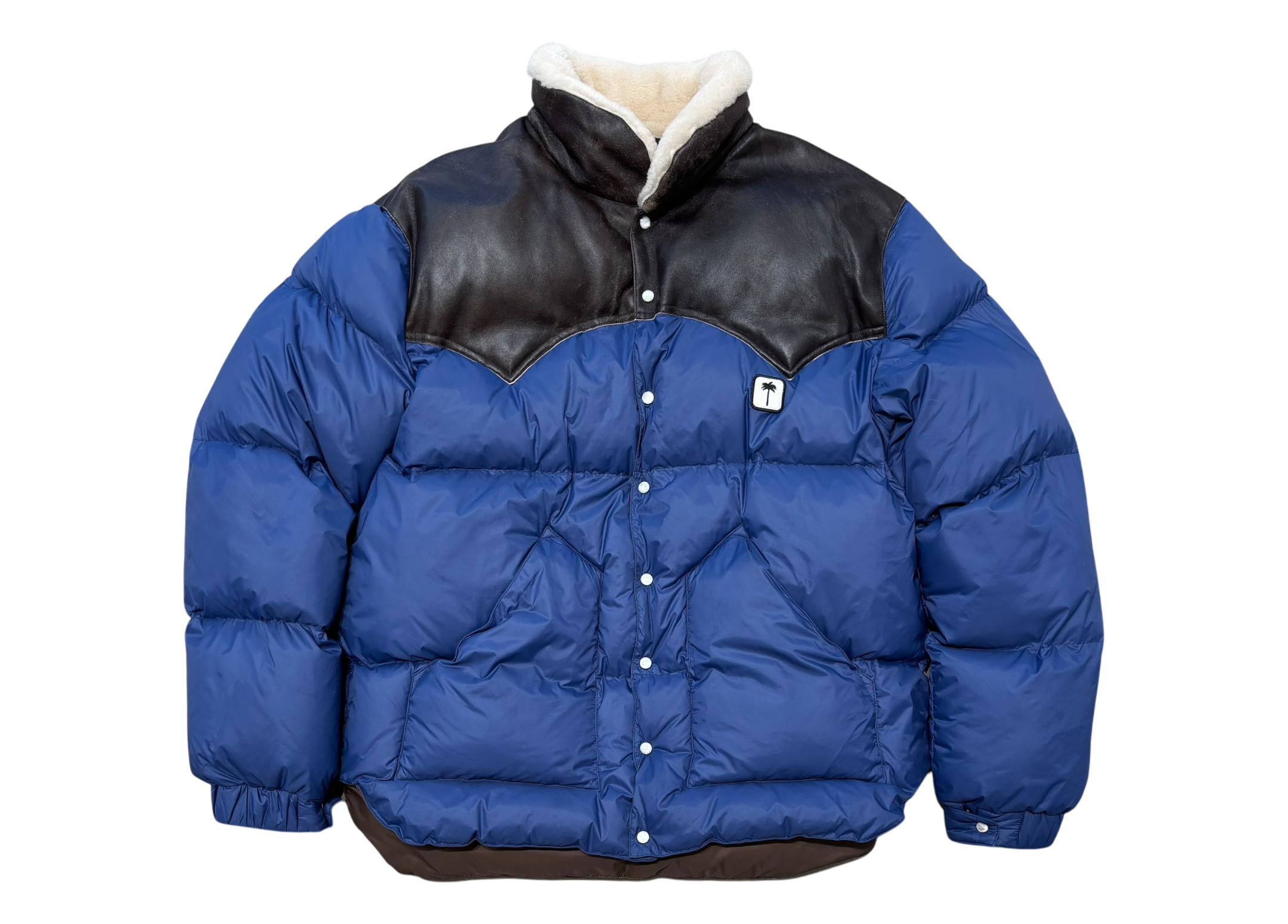 Palm Angels Puffer Jacket Blue COND 9/10