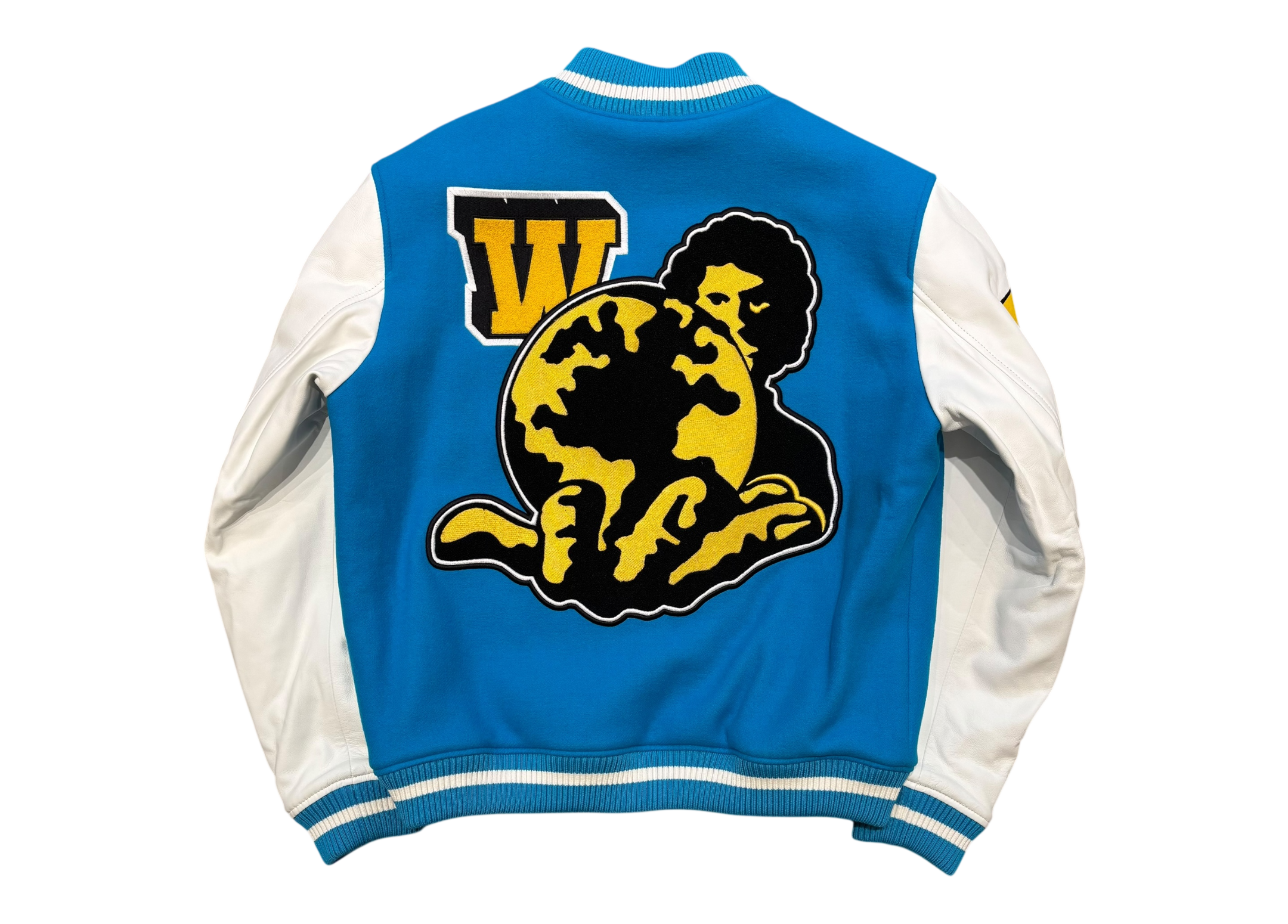 Off-White Varsity Jacket Azure Yellow COND NEW