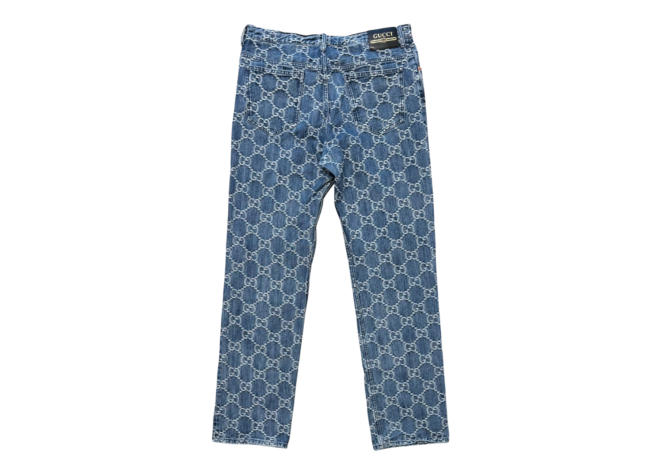 Gucci Denim Jeans Monogram COND 9.5/10