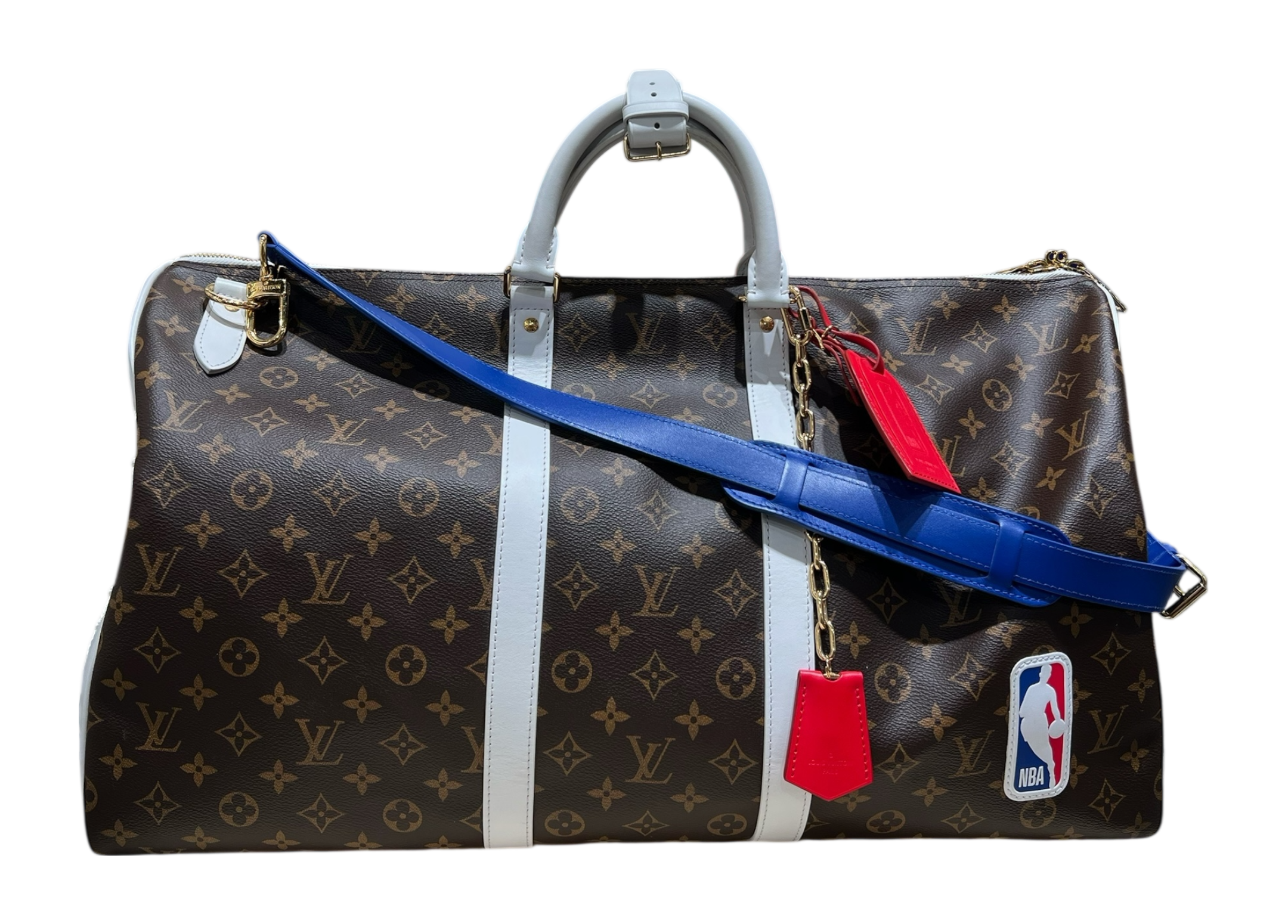 Louis Vuitton NBA Keepall Bandouliere 55 Monogram COND 9/10