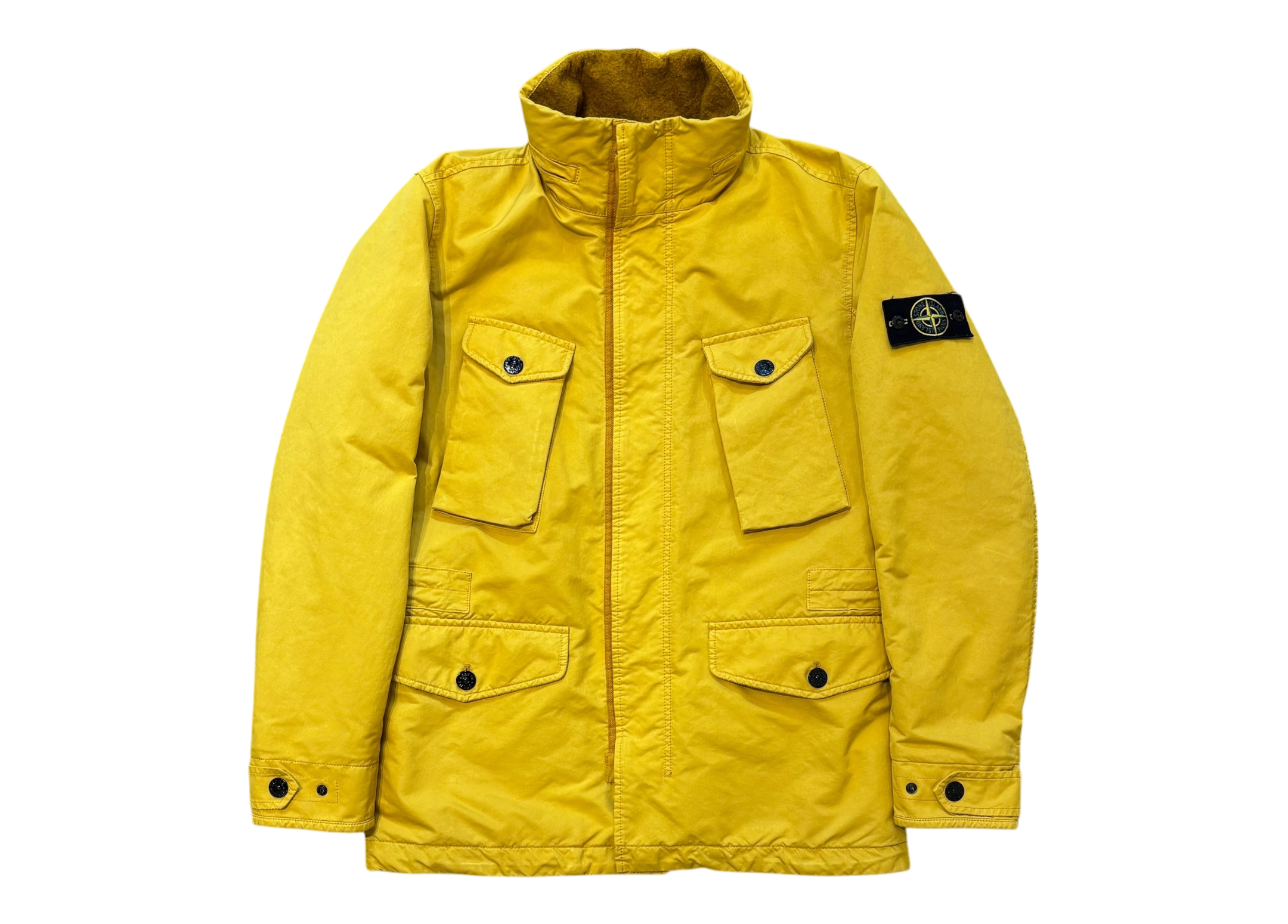 Stone Island Parka Jacket Yellow COND 9/10