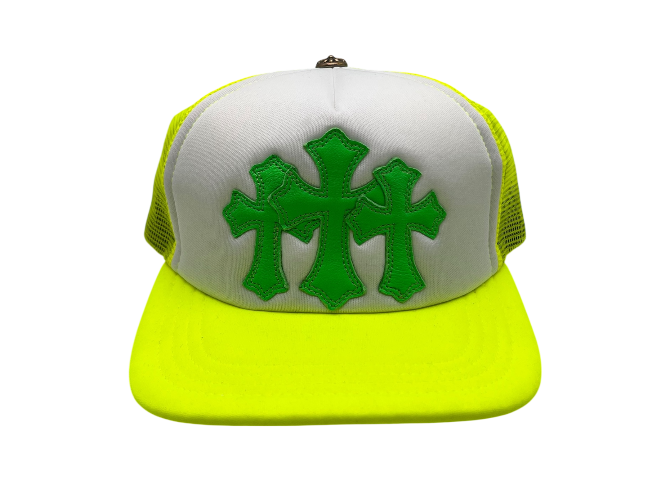 Chrome Hearts Trucker Triple Cross Yellow COND NEW