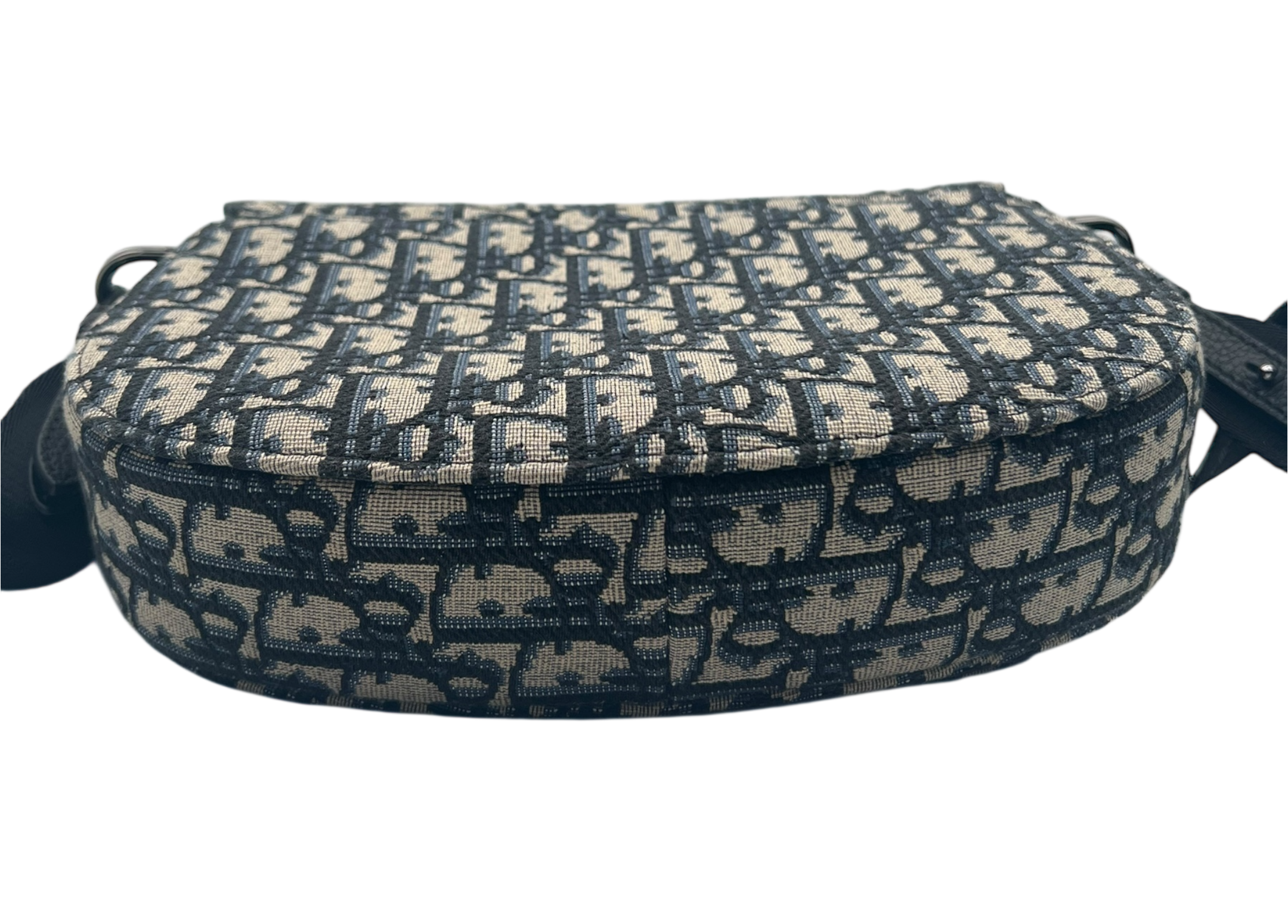 Dior Saddle Shoulder Bag Jacuard Oblique COND 9/10