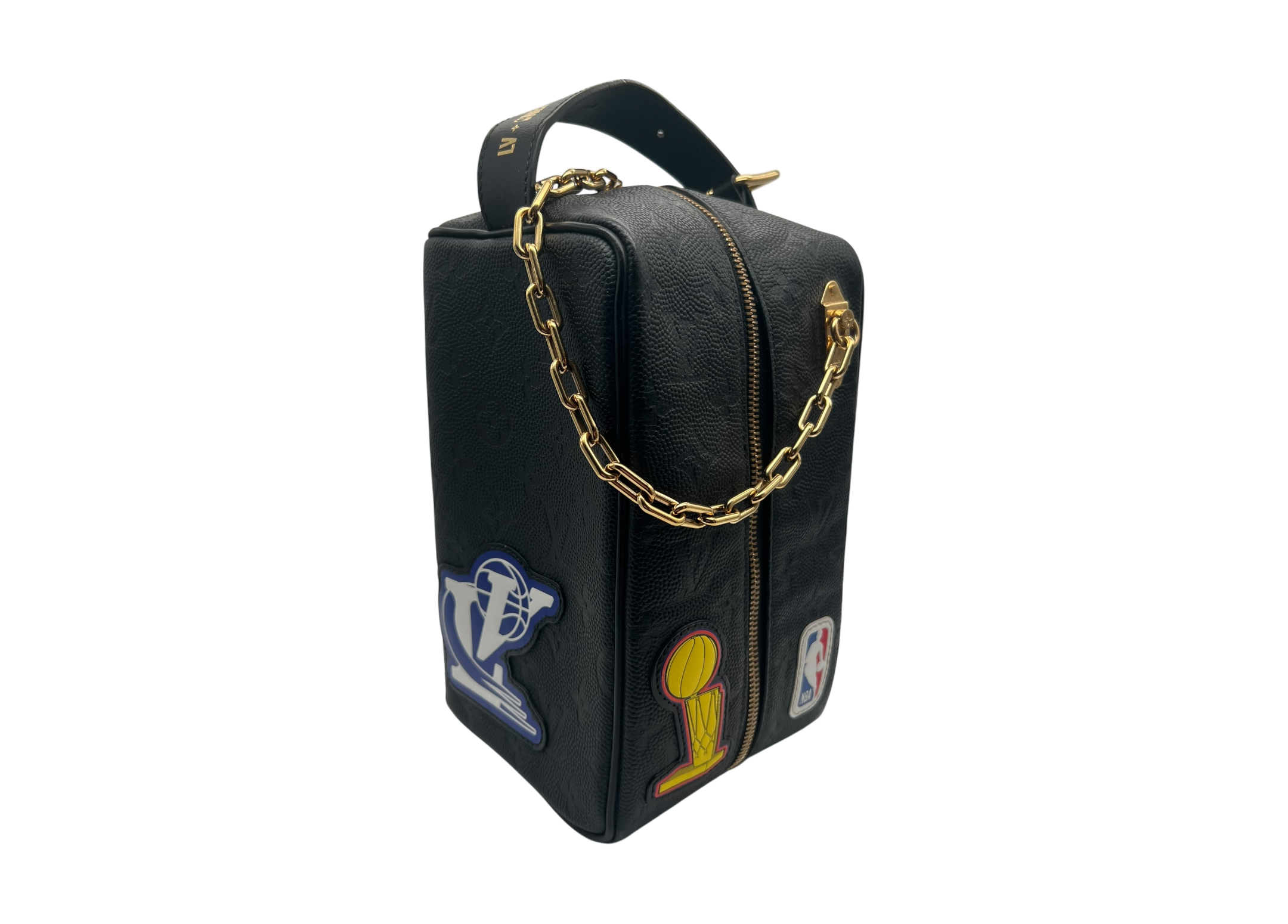 Louis Vuitton NBA Cloackroom Dopp Kit Leather Black COND 8.8/10