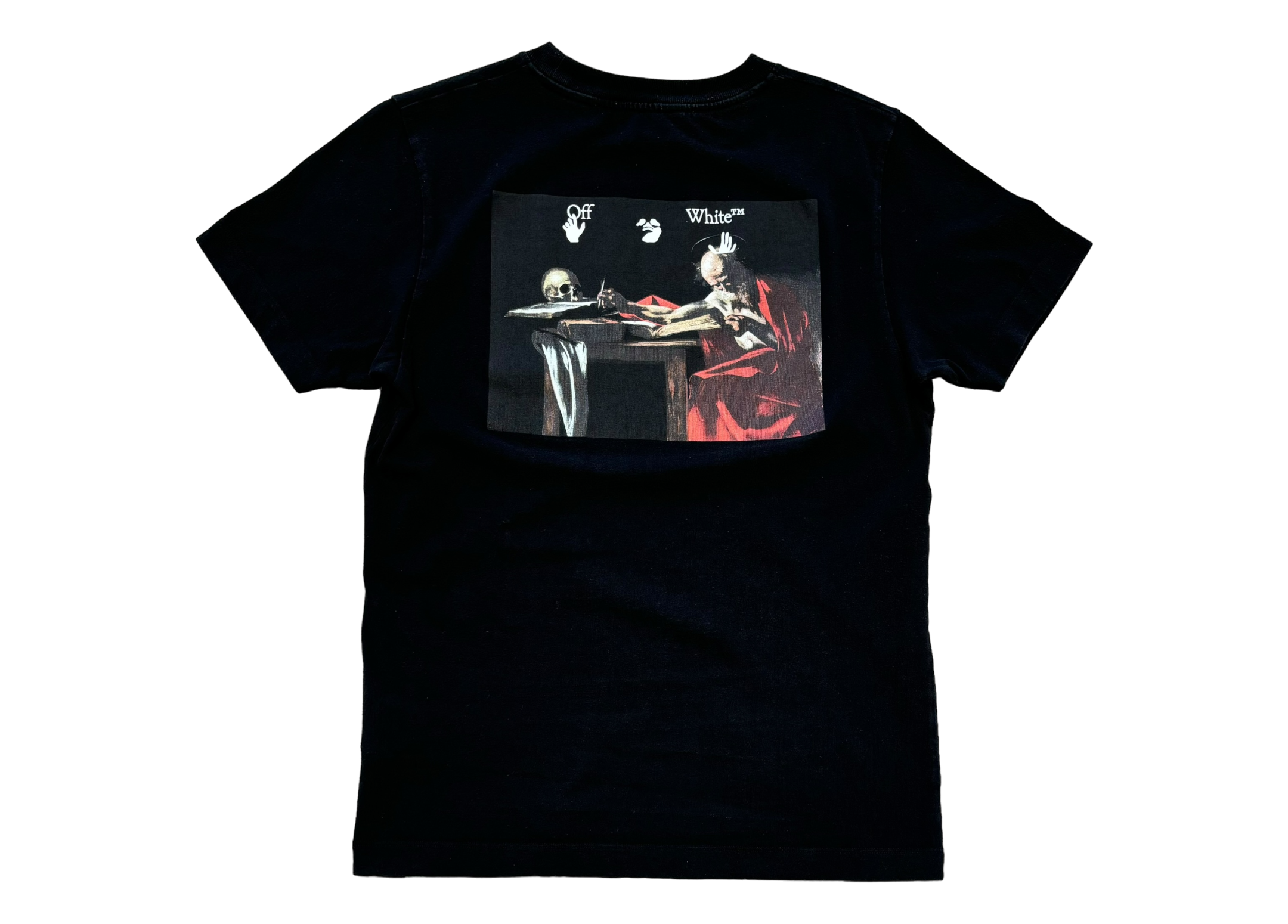 Off-White T-shirt Caravaggio Black COND 8.8/10