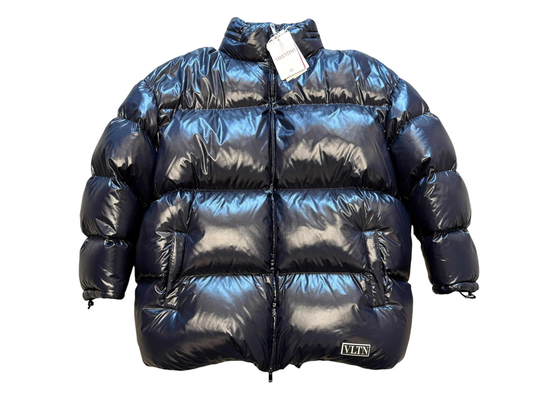 Valentino Puffer Jacket Navy COND NEW (Fit XL)