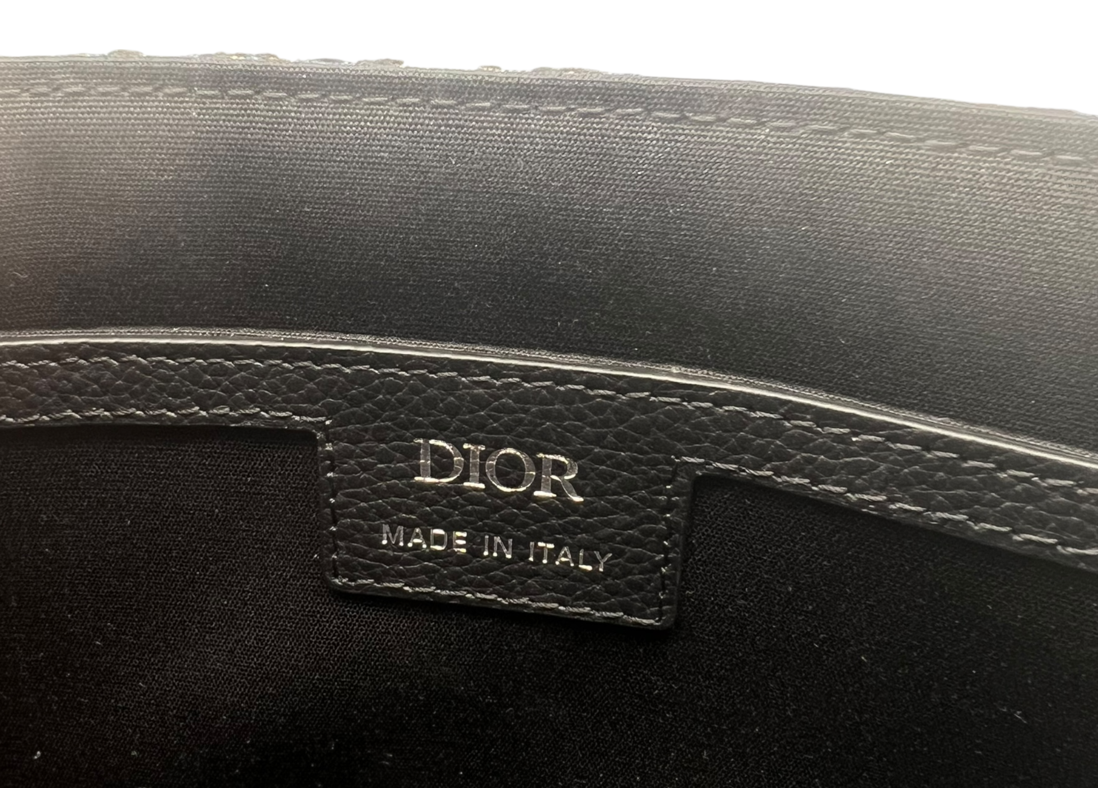 Dior Saddle Shoulder Bag Jacuard Oblique COND 9/10