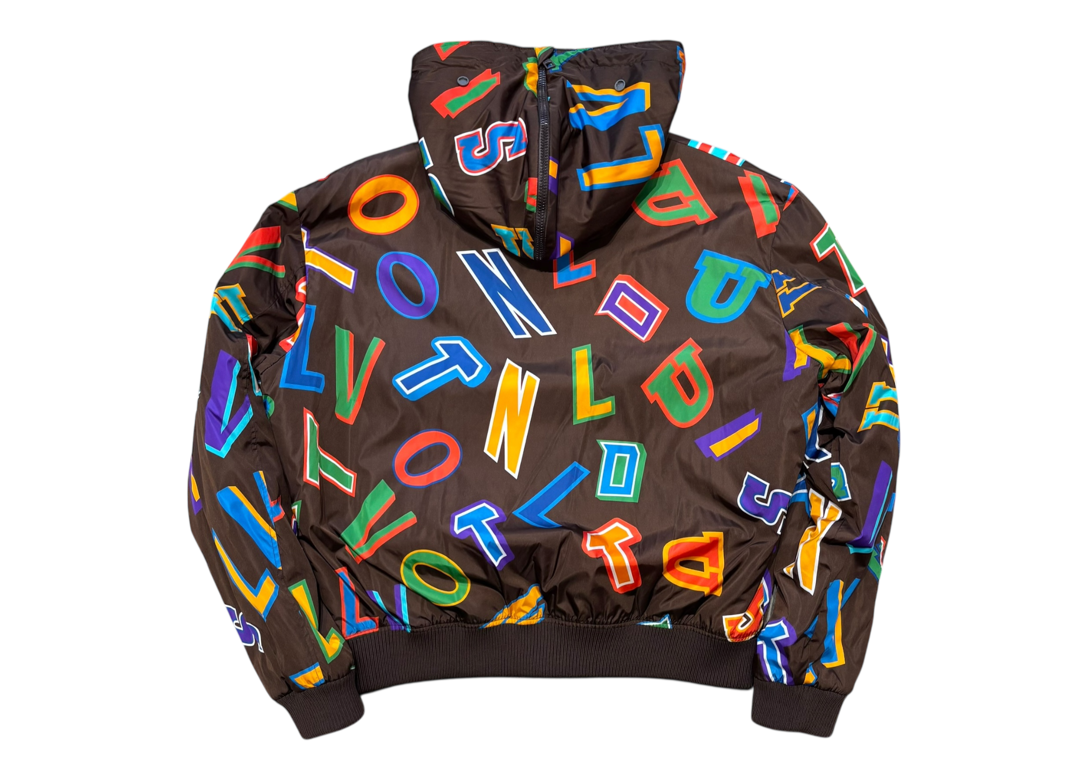 Louis Vuitton Jacket NBA Letters Brown COND 9.9/10