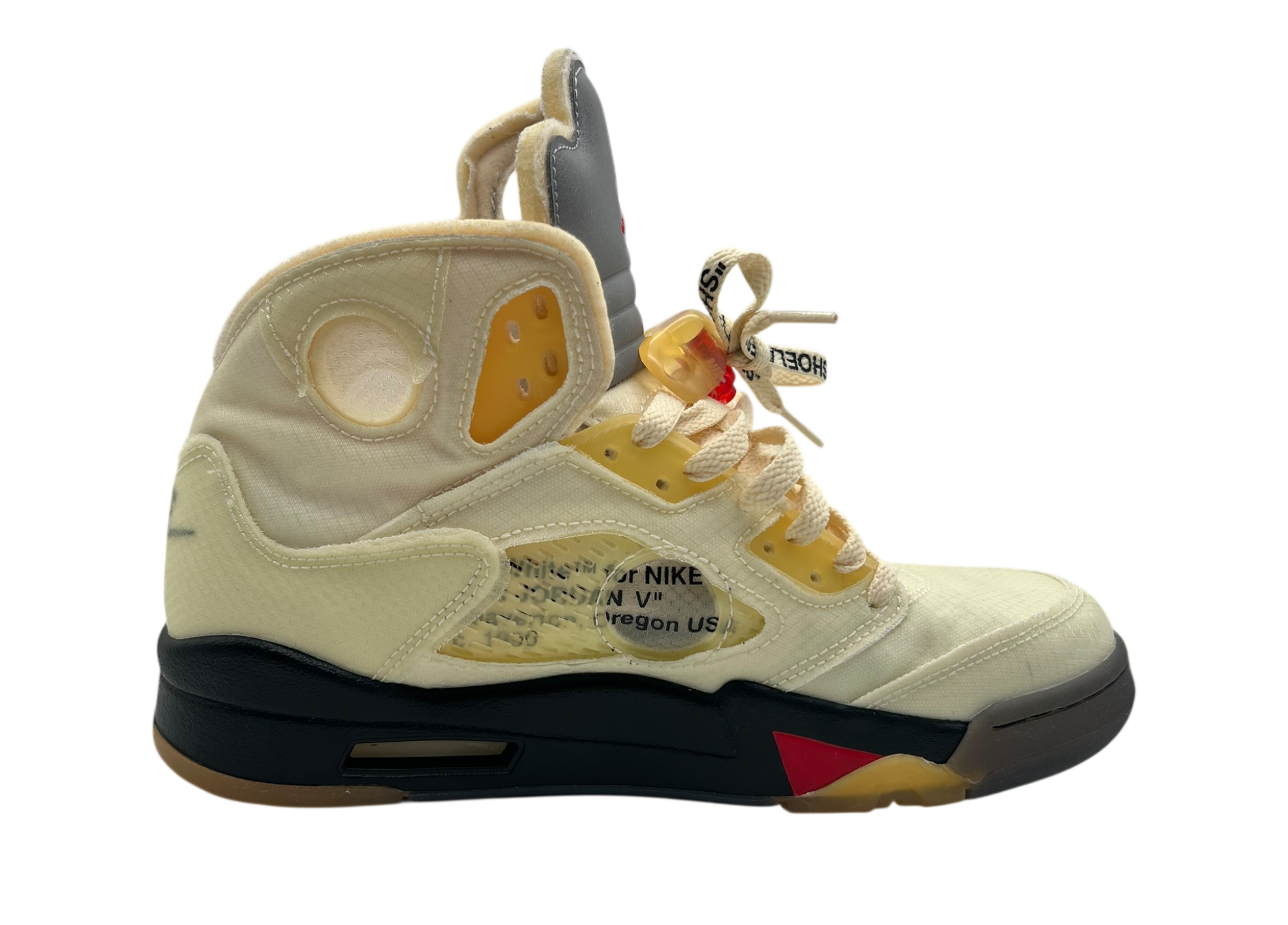 Jordan 5 Off-White Sail COND 9.5/10 (OG ALL)