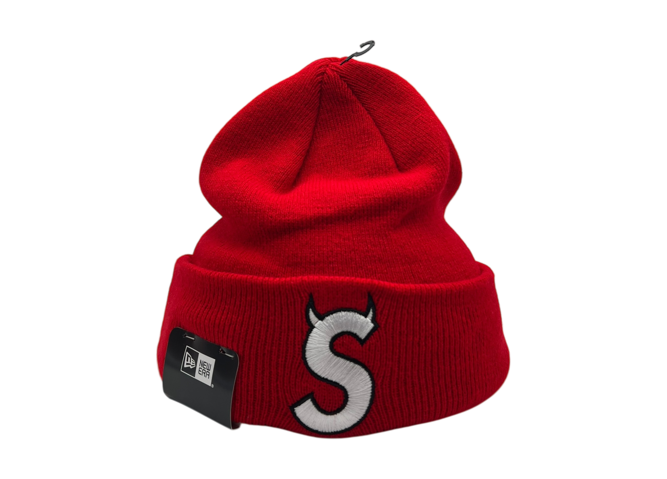 Supreme New Era Beanie Red COND NEW